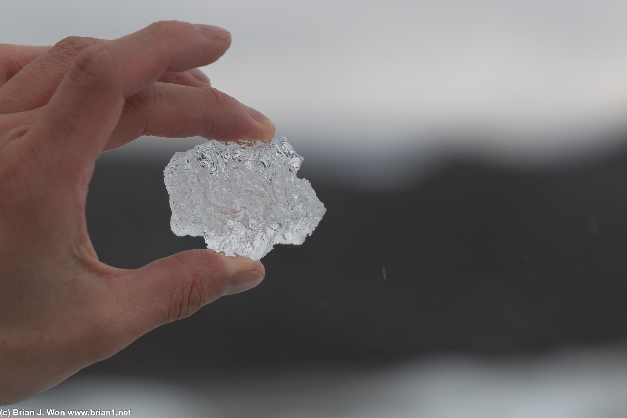 Glacier ice.