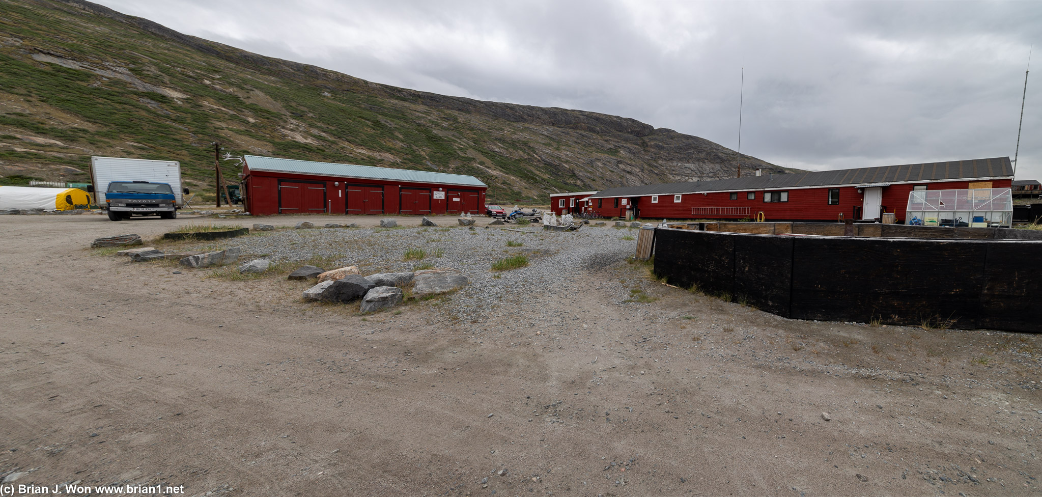 Old Camp, aka the hostel right next to the airport in Kangerlussuaq.