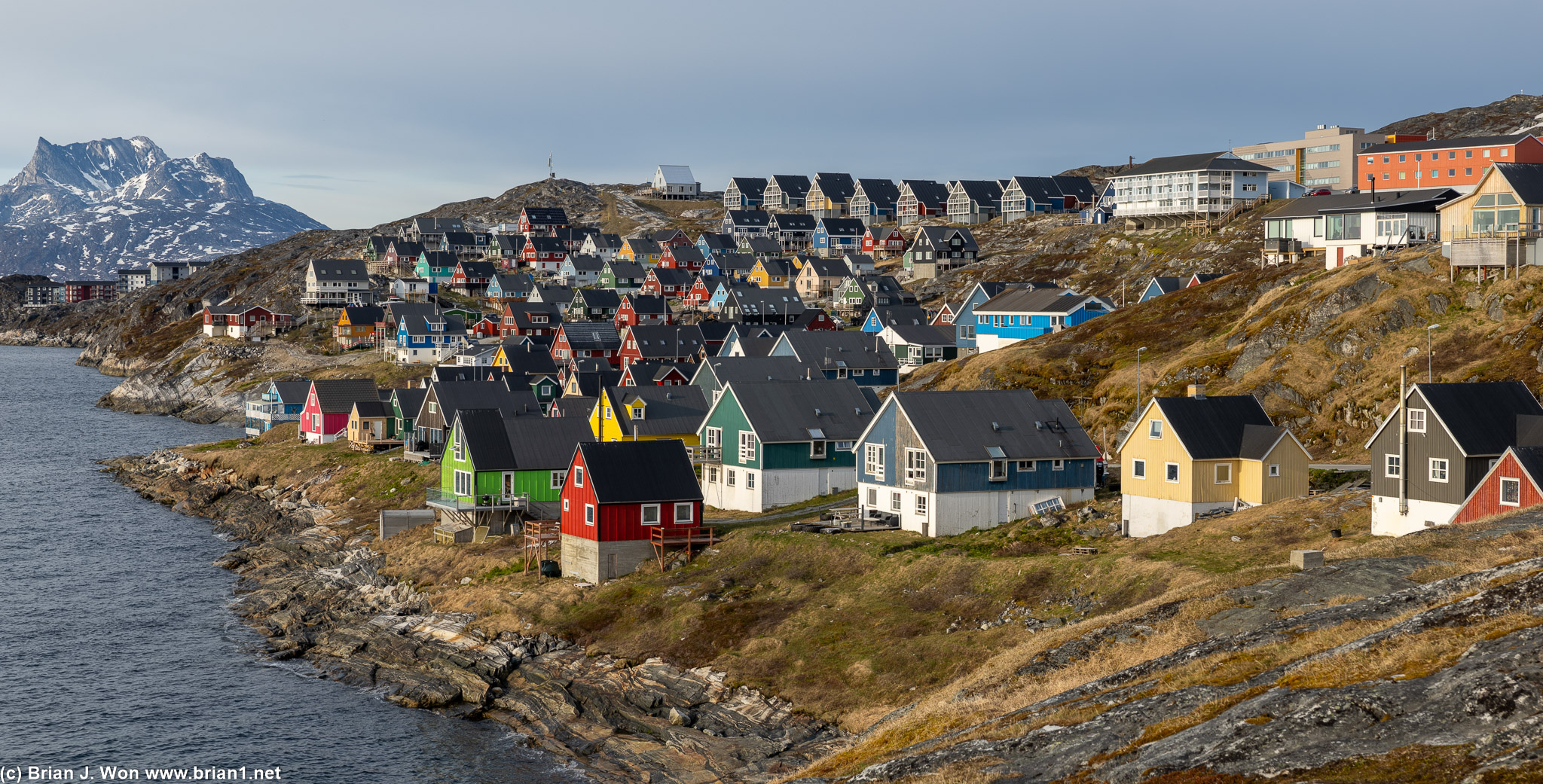 Myggedalen Panoramic View, aka the most famous view in Nuuk.