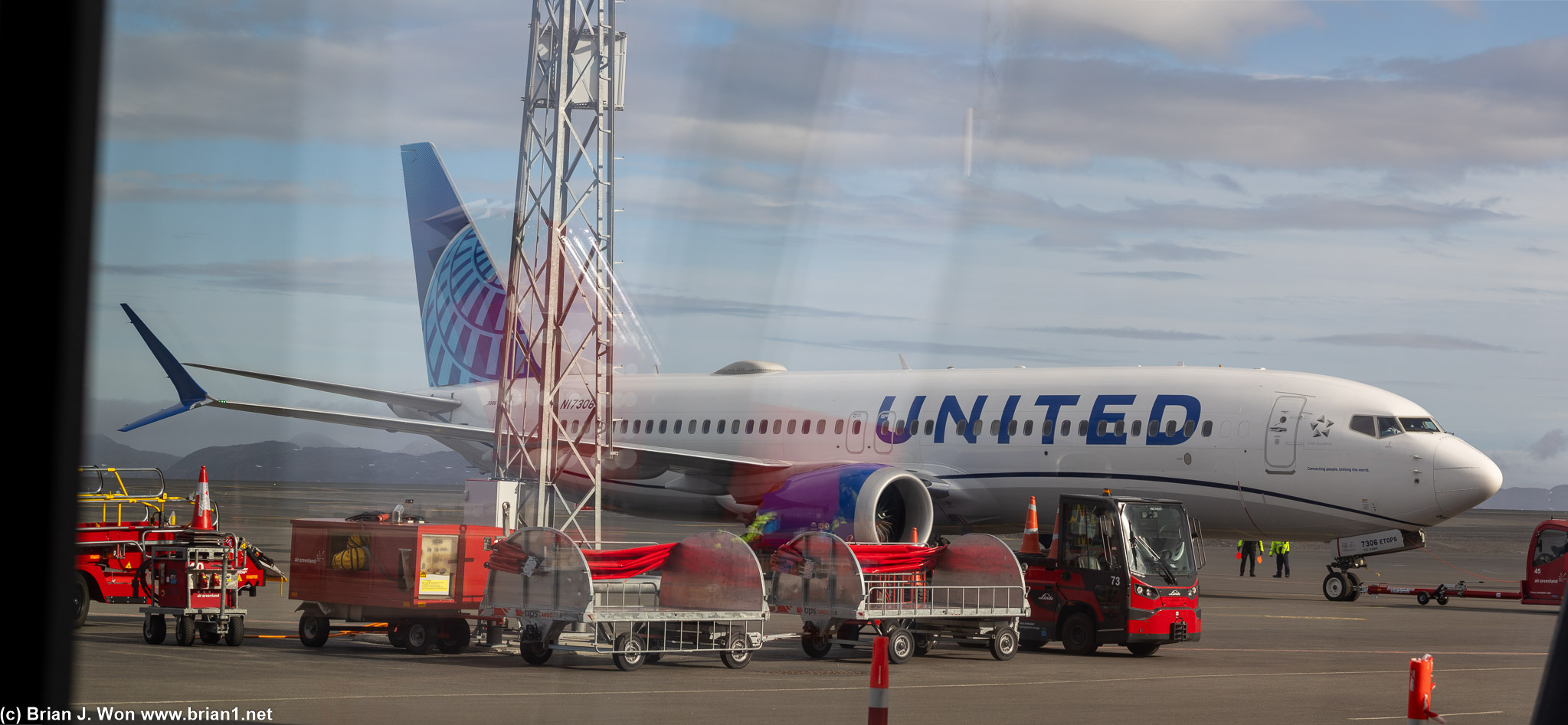 N17306, 2 year old 737 MAX 8, for today's flight.