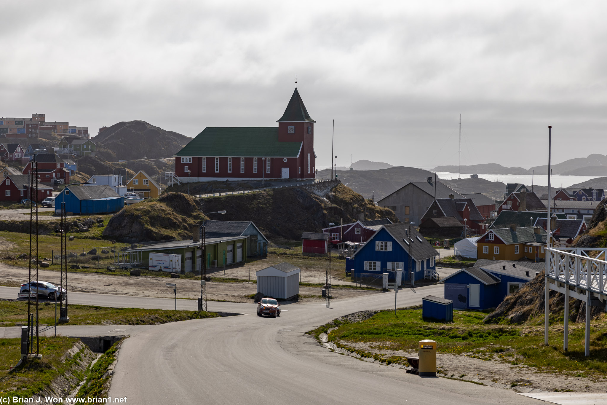 Looking back towards the harbor.