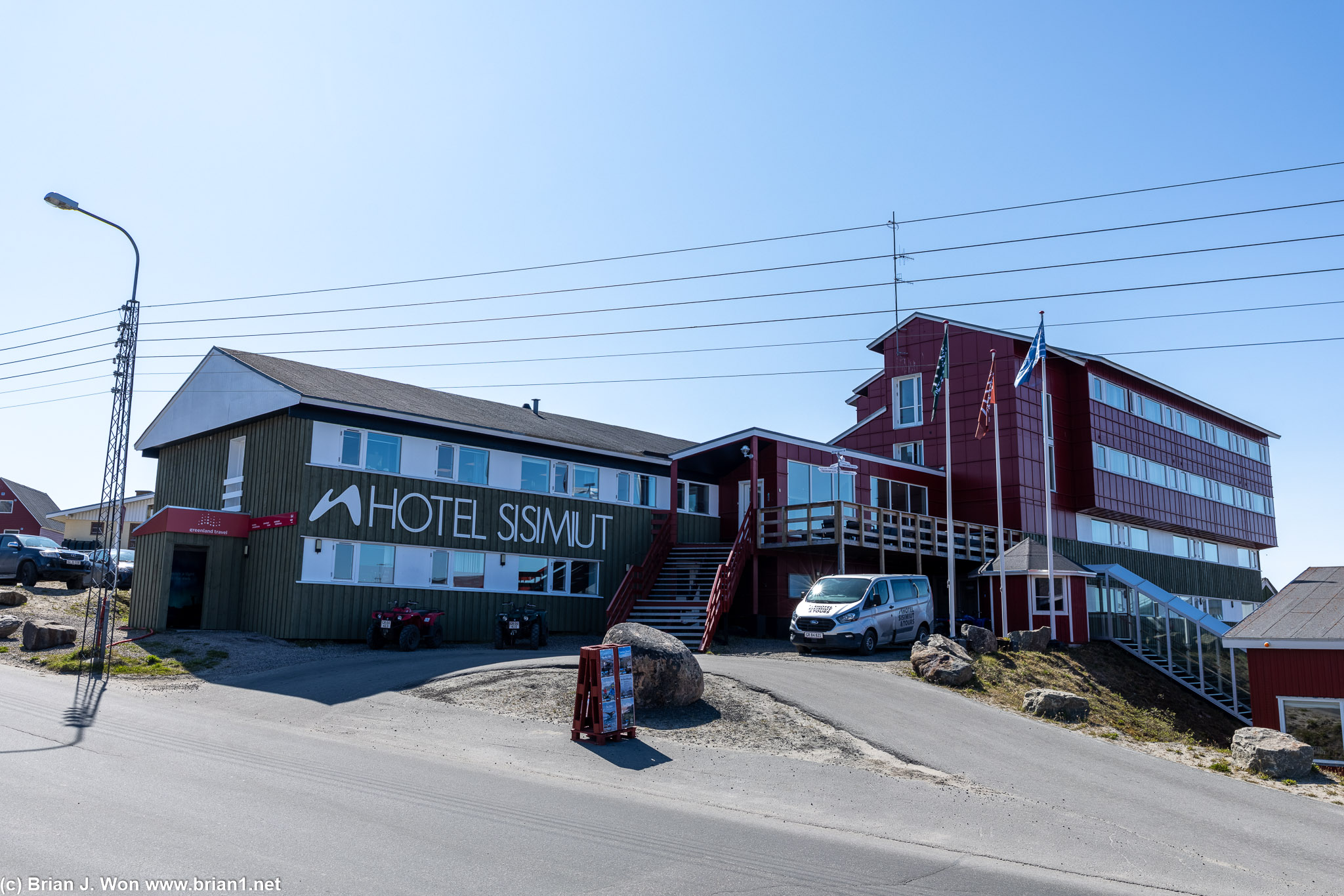 Hotel Sisimiut is the other major hotel here (second largest town/city in Greenland at ~5,000 people).