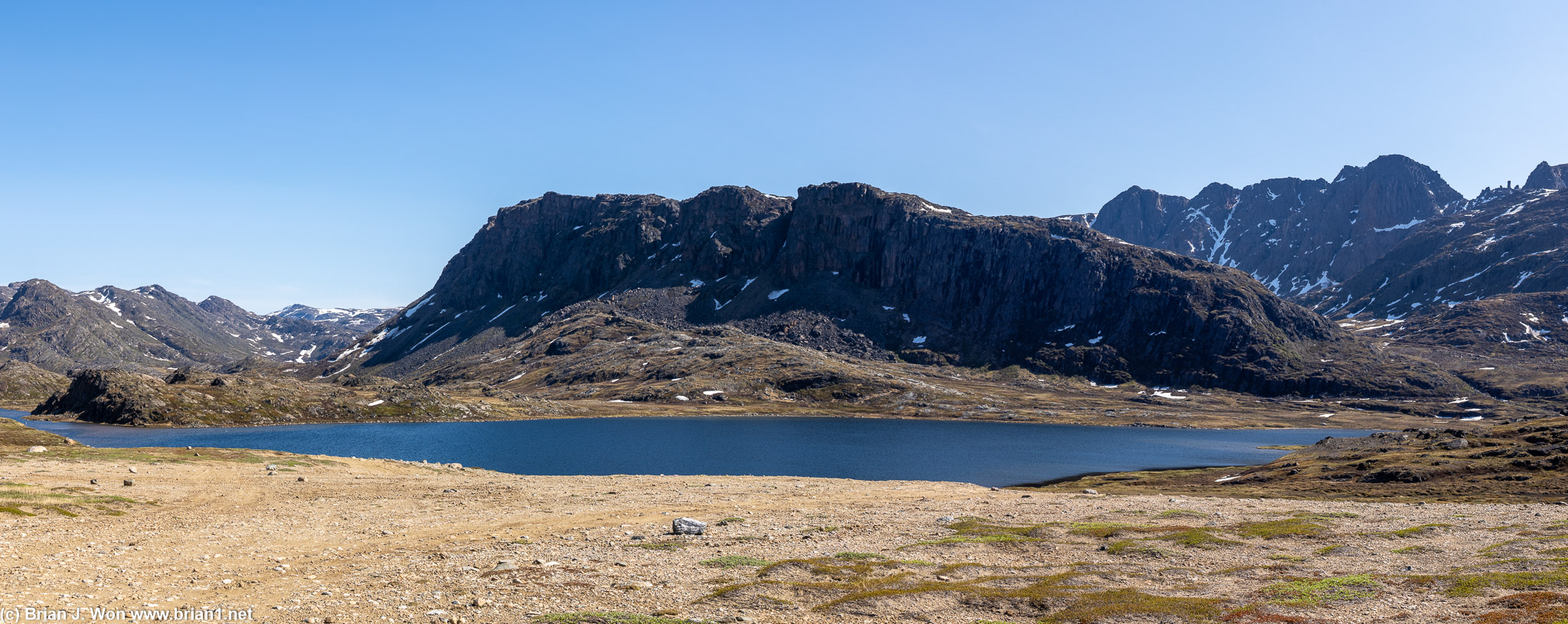 I think this is looking east/southeast but not sure on the name of the lake.