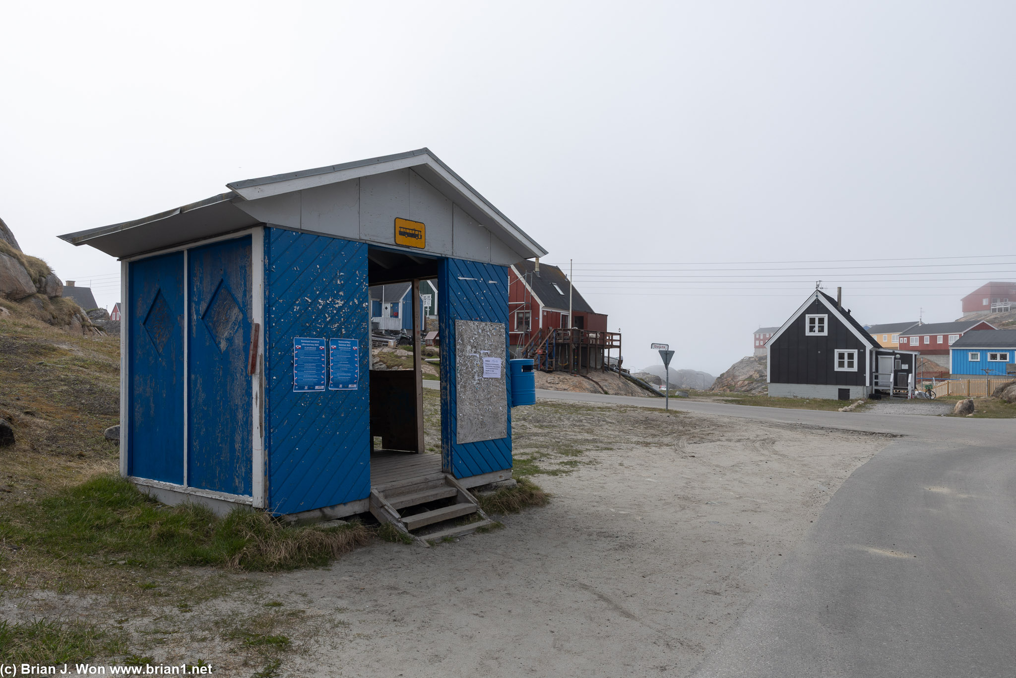 Bus stop.