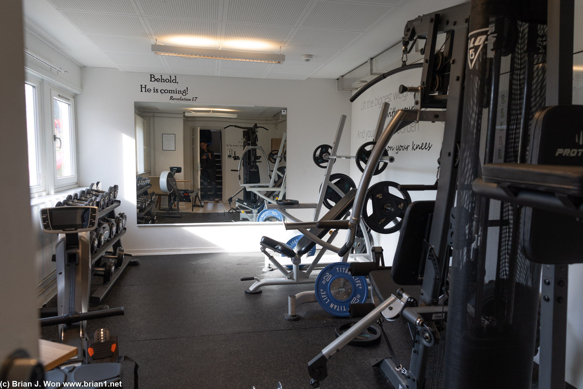 Hotel gyms here all all pretty tiny.