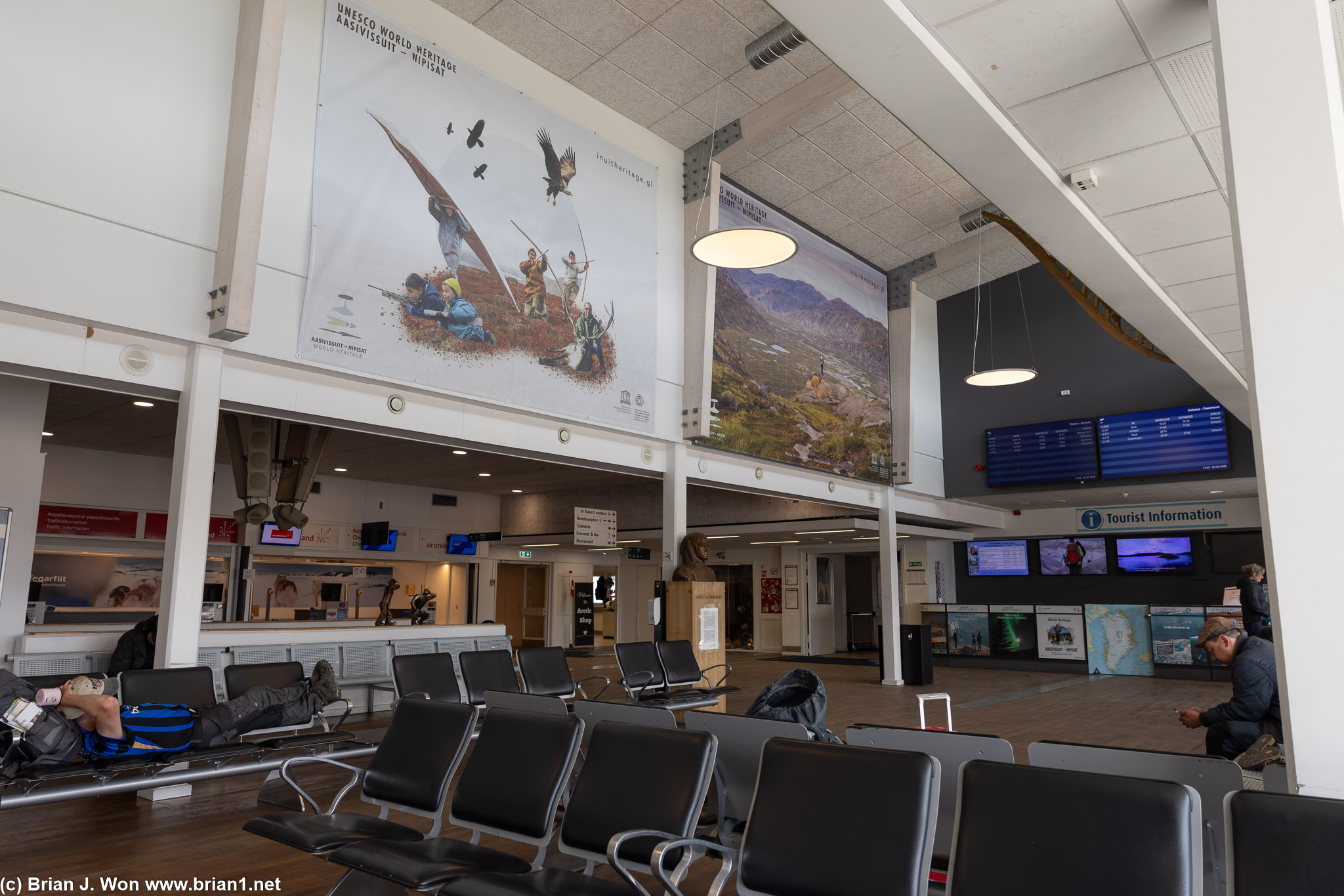 Kangerlussuaq Airport is the second largest airport in Greenland, at least that I personally experienced.