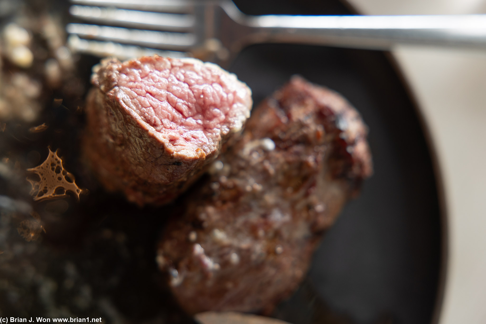 Medium-rare was still pretty chewy. Maybe get medium next time.