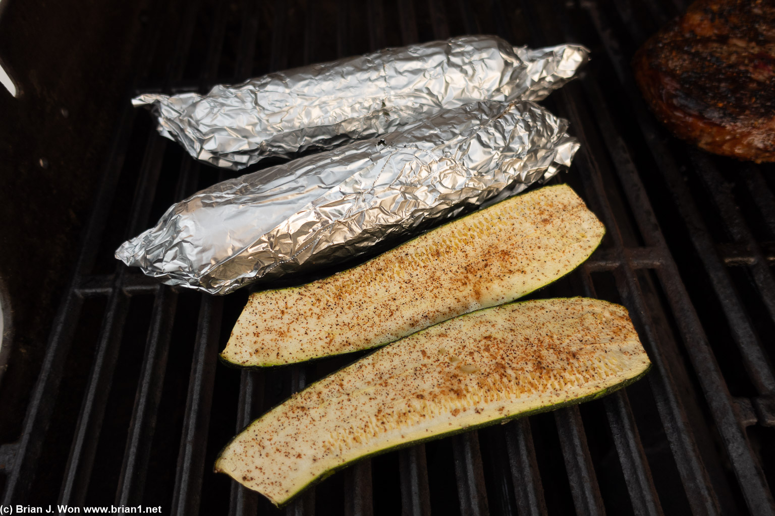 Grilling on Independence Day.