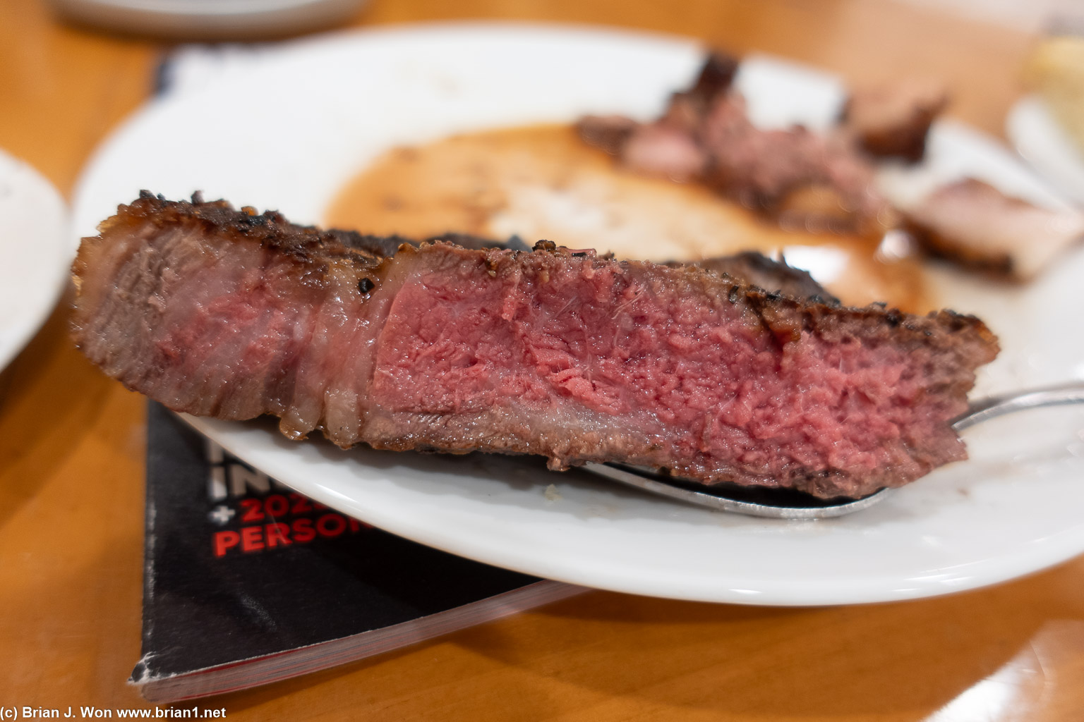 Done to a perfect medium-rare.