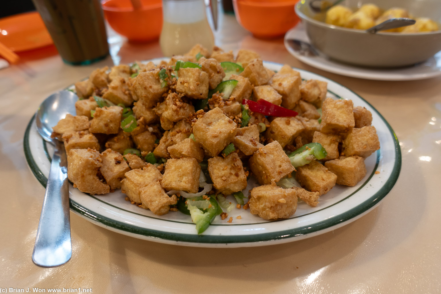 Deep fried tofu was good.
