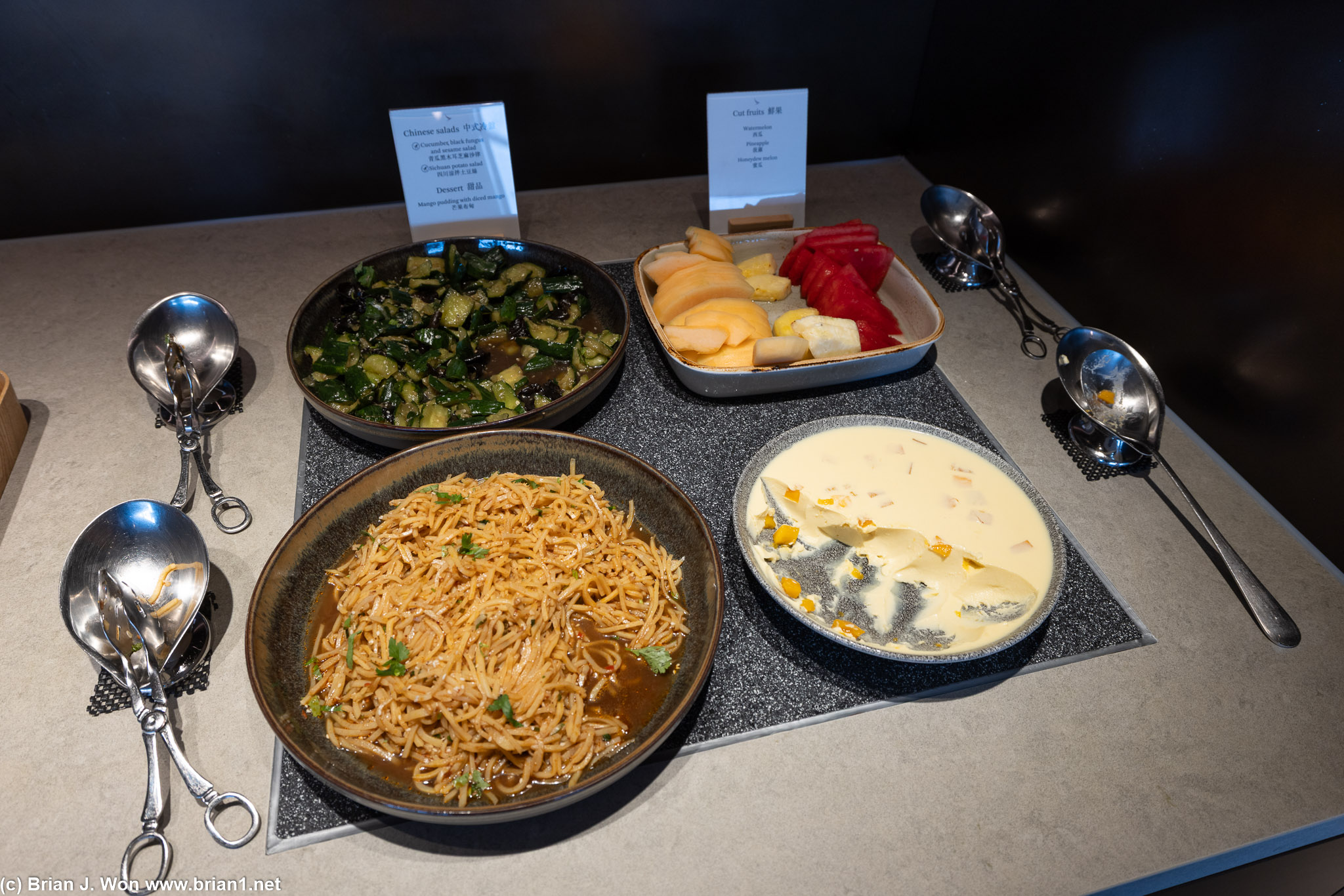 Small food selection in this area (to left of main entrance as you enter).
