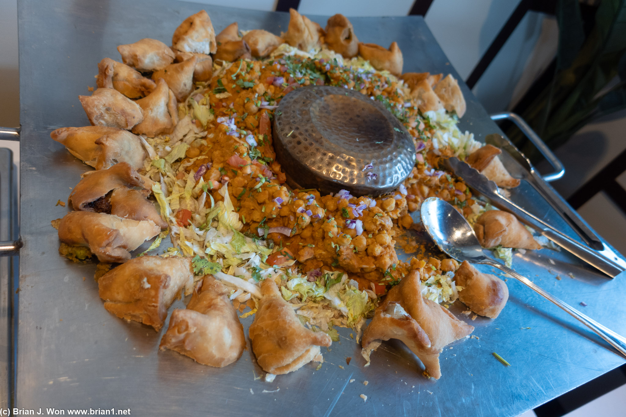 Samosa chat.