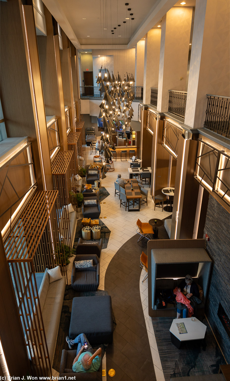 Marriott Anchorage Downtown lobby.
