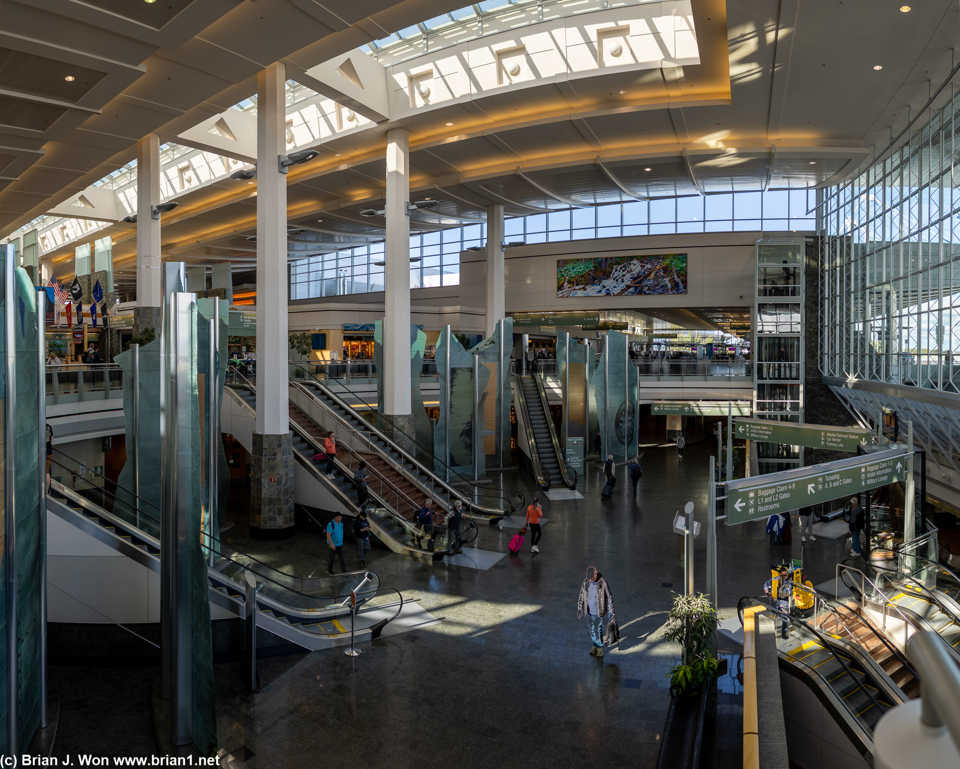 Inside the South Terminal.