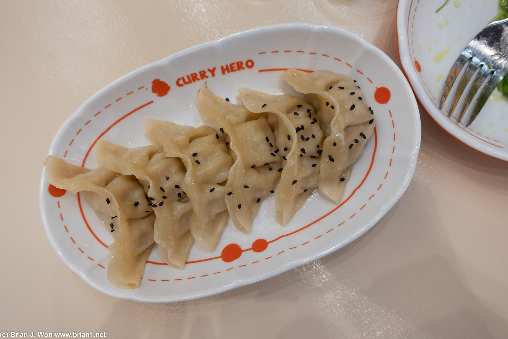 Pork gyoza were entirely forgettable.