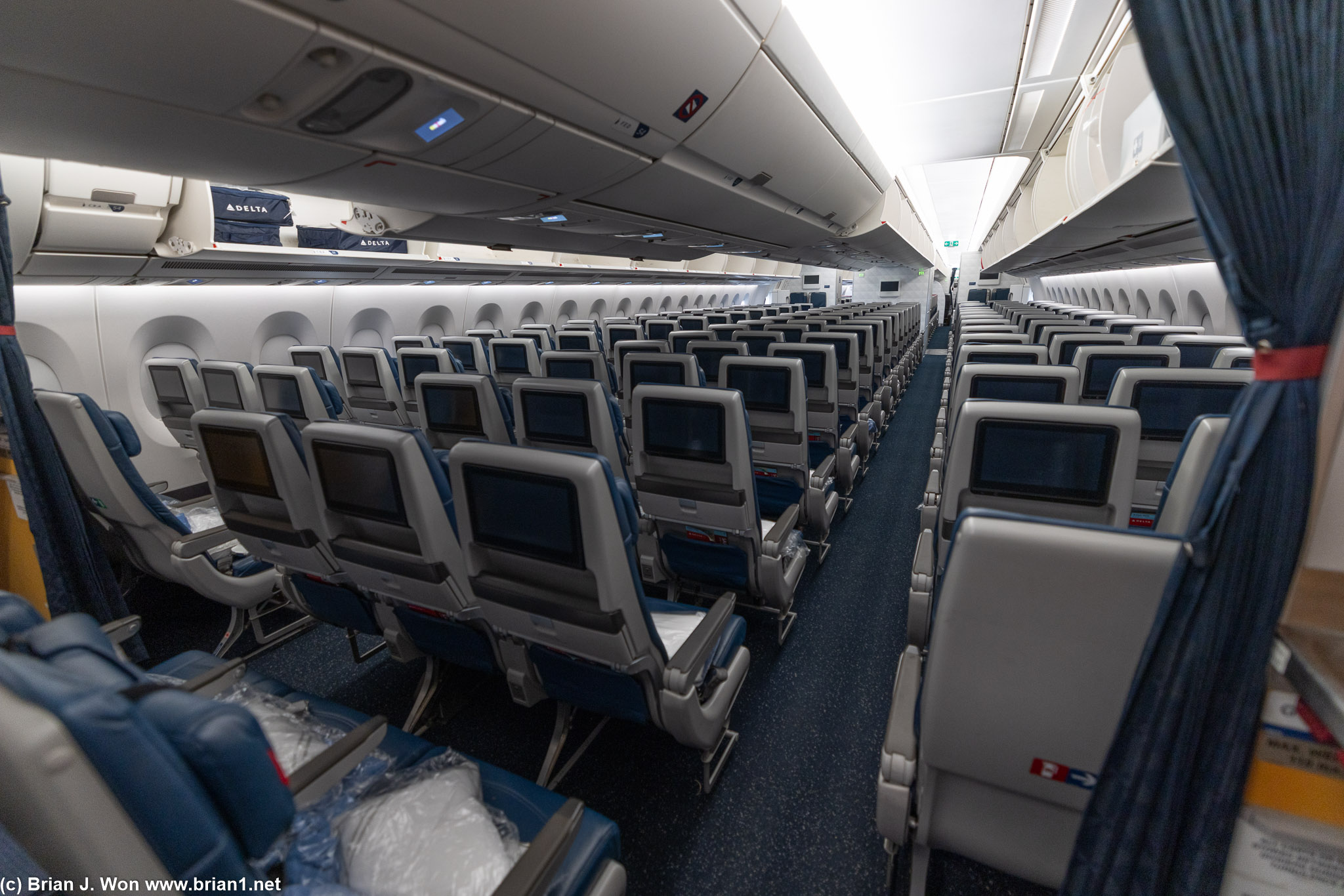 190 economy seats.