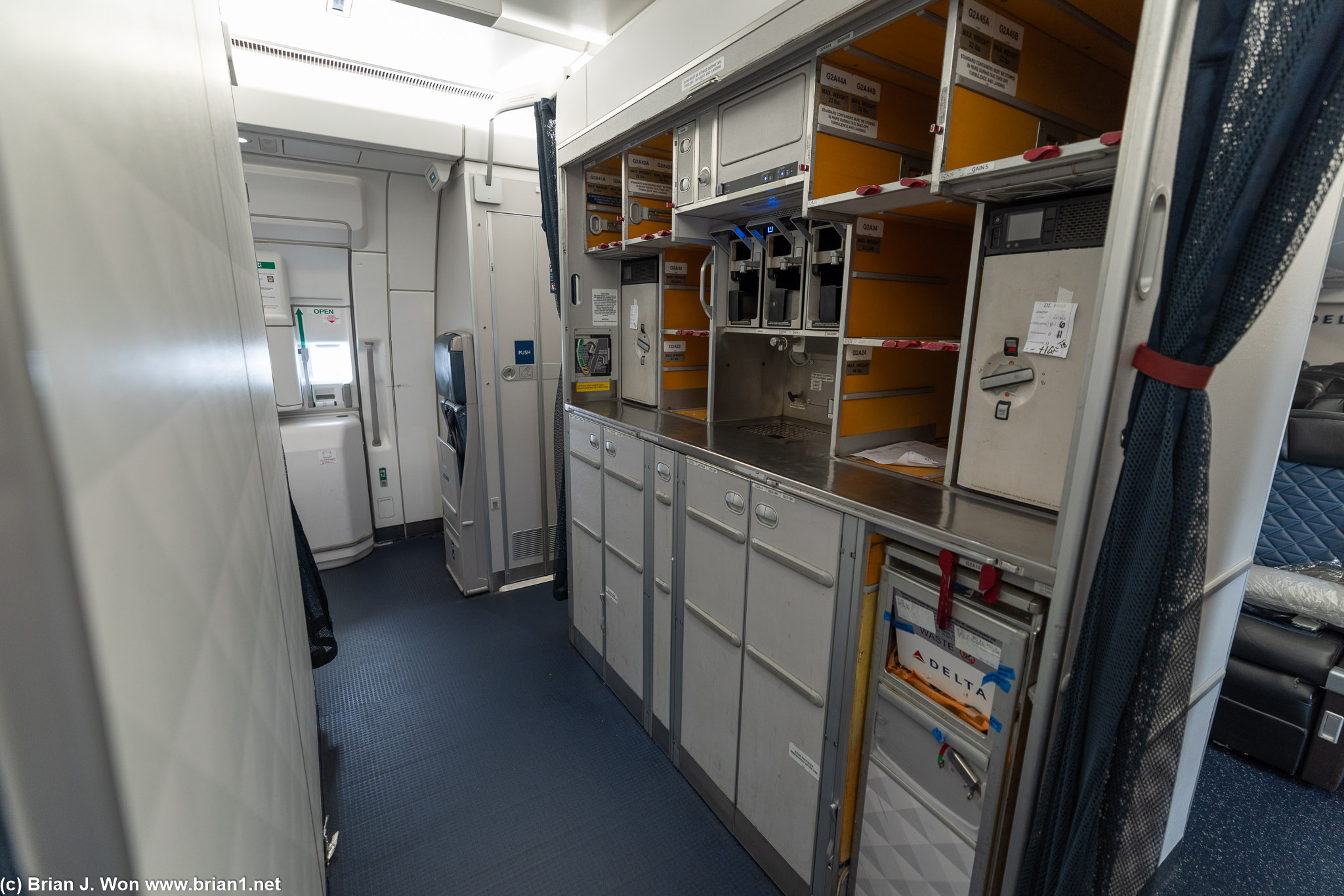Midships galley.