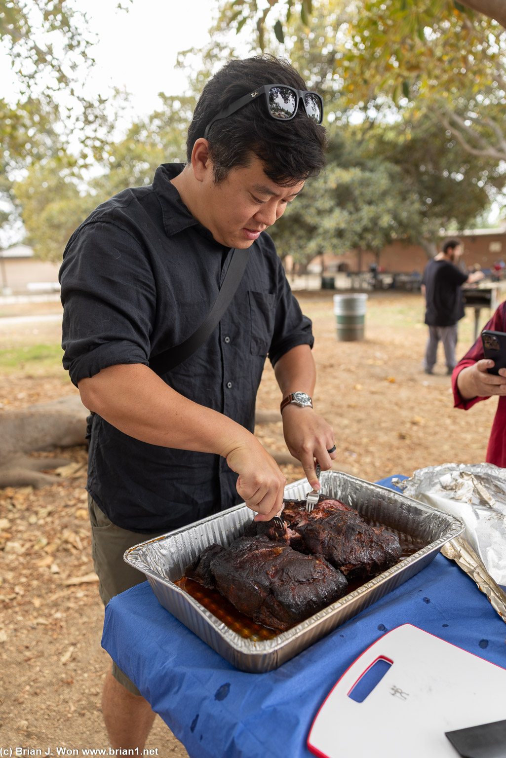 Kevin's smoked beef.