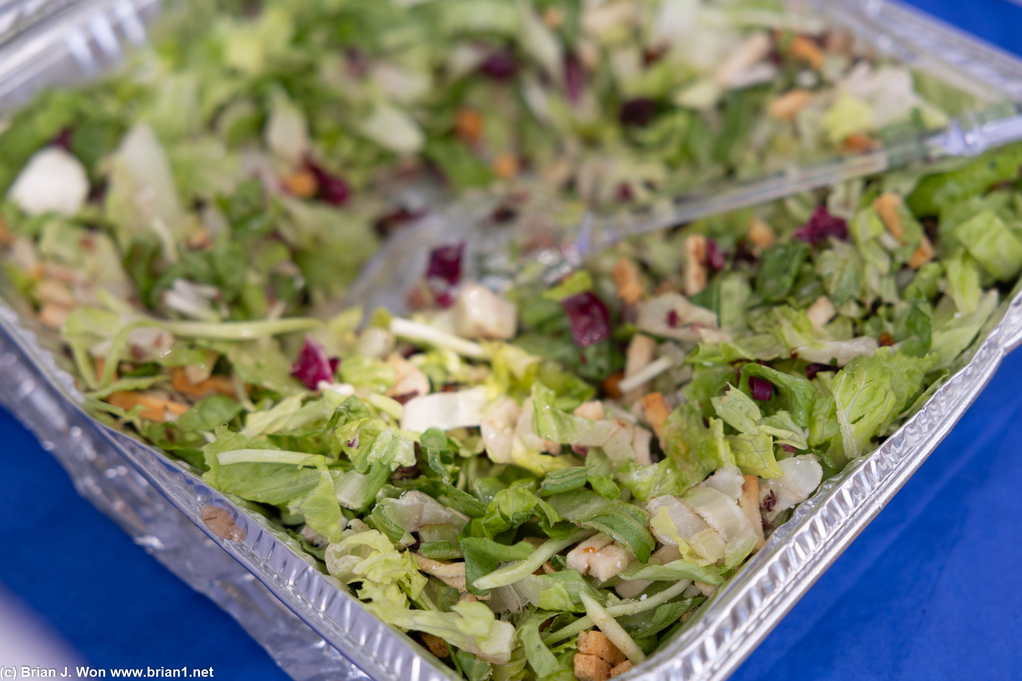 Someone brought salad-- woot!