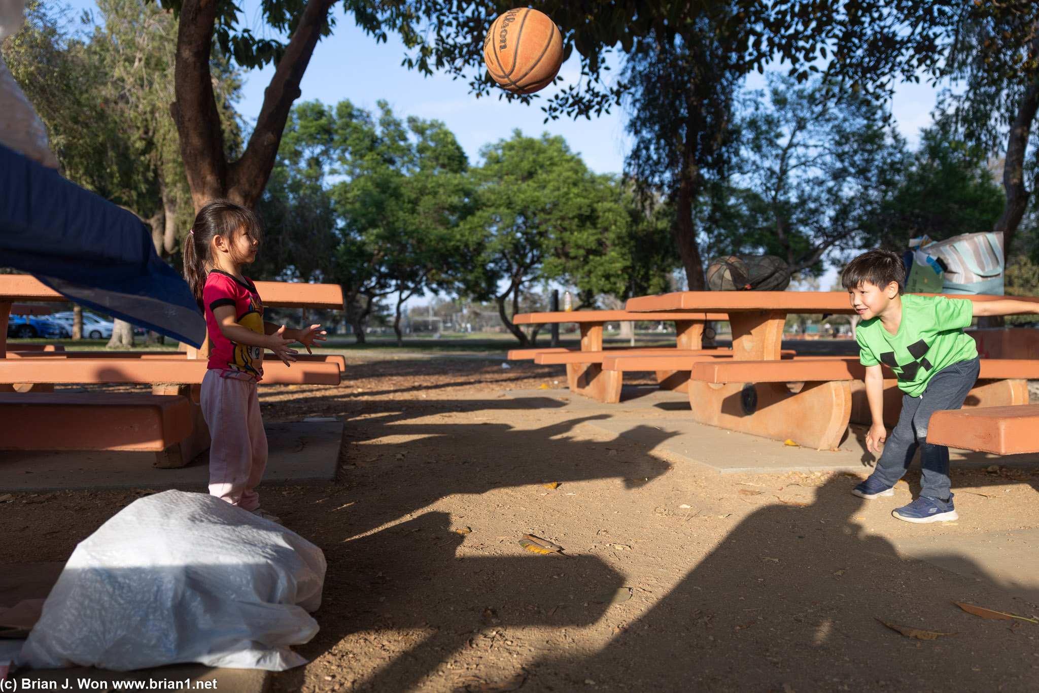 Starting them early on basketball.