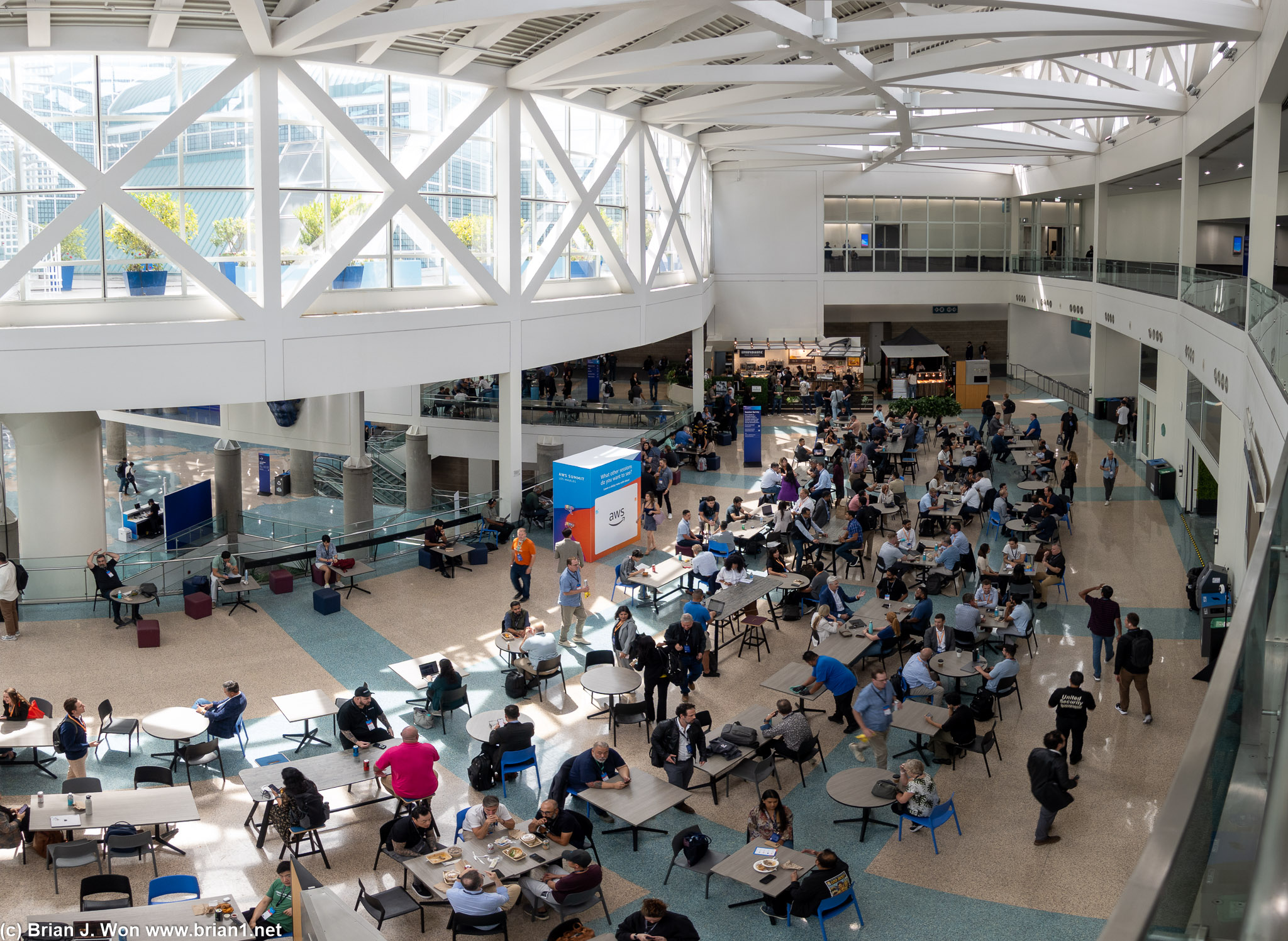 Los Angeles Convention Center for Amazon AWS Summit Los Angeles.
