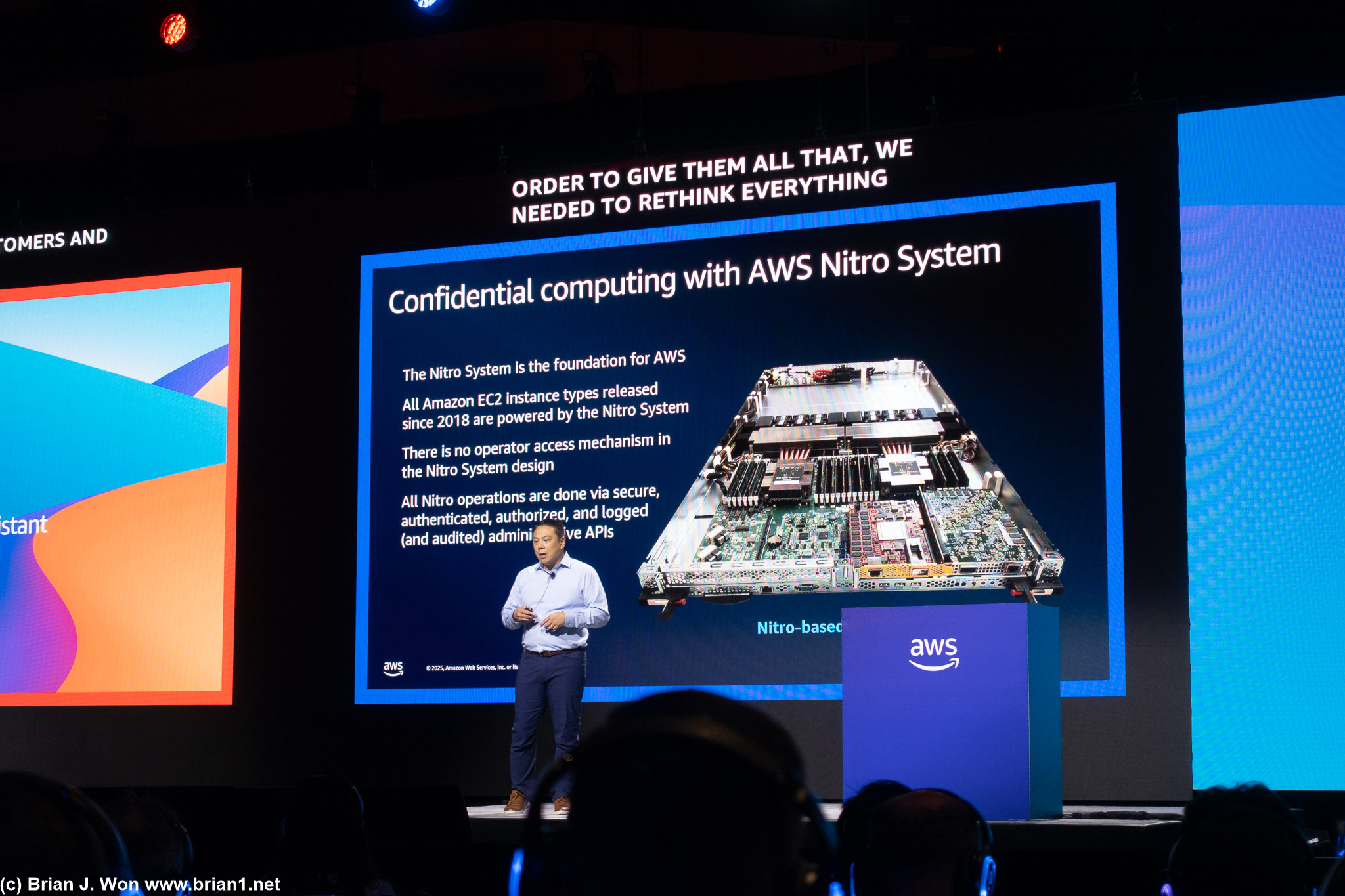 All custom hardware for AWS.