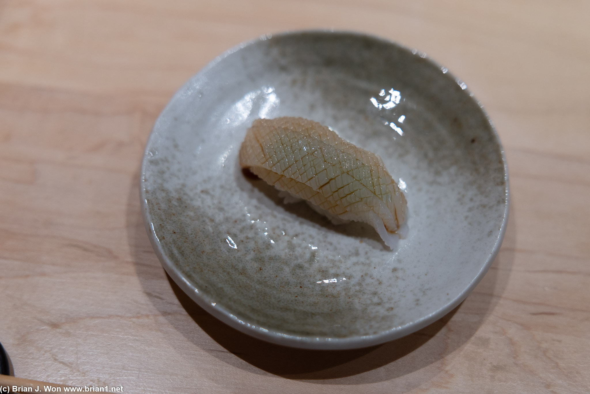 Ko ika (baby squid).