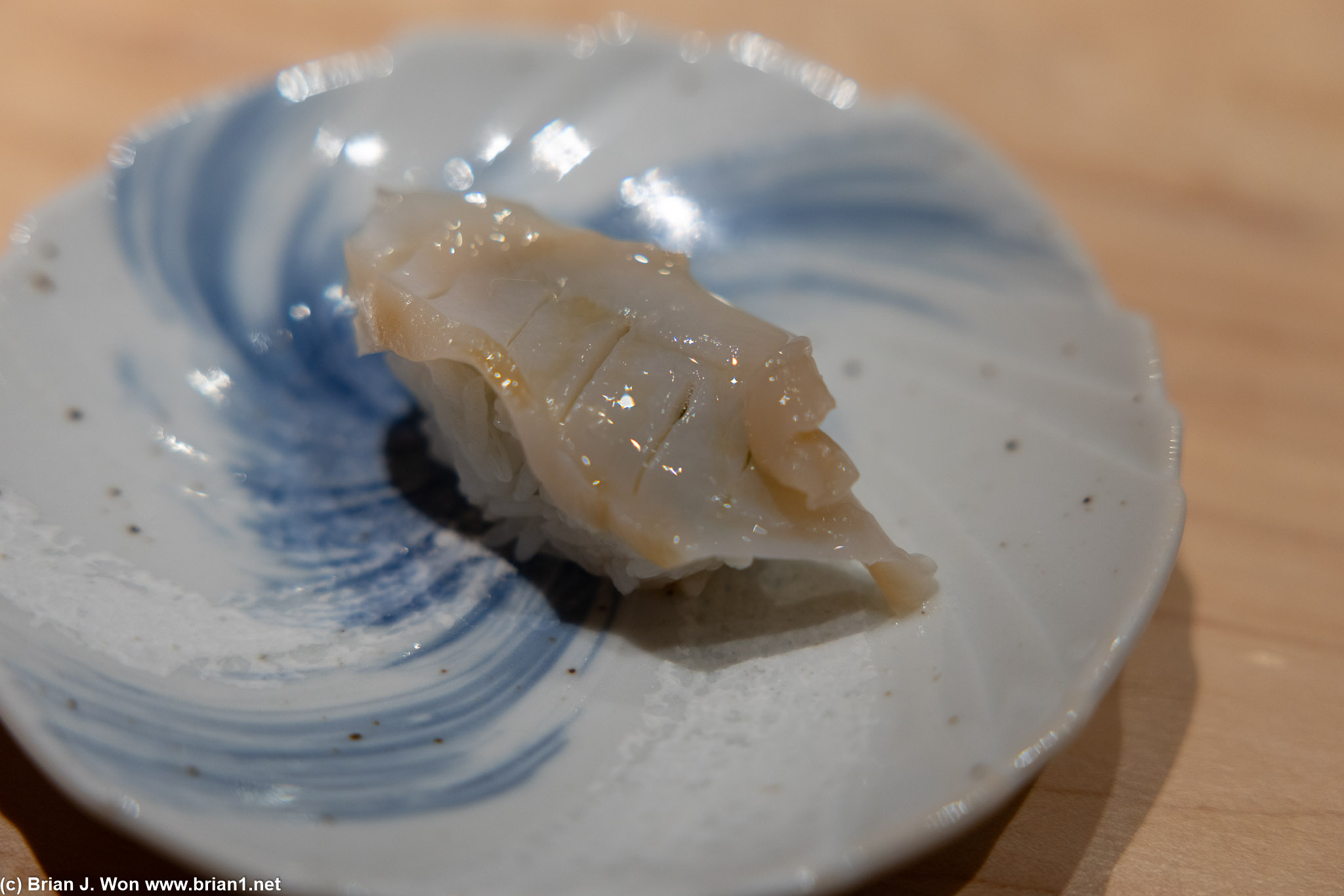 Mirugai (giant clam, Washington state).