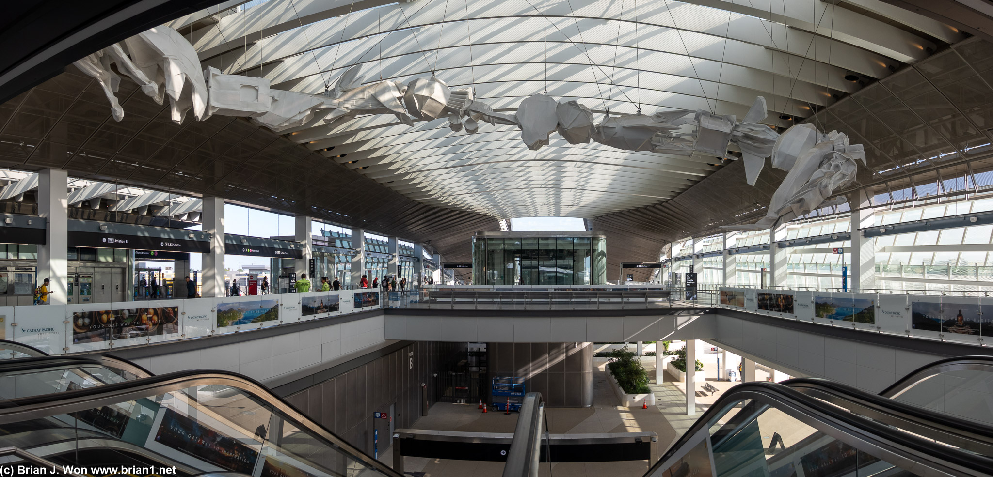 From the second floor.