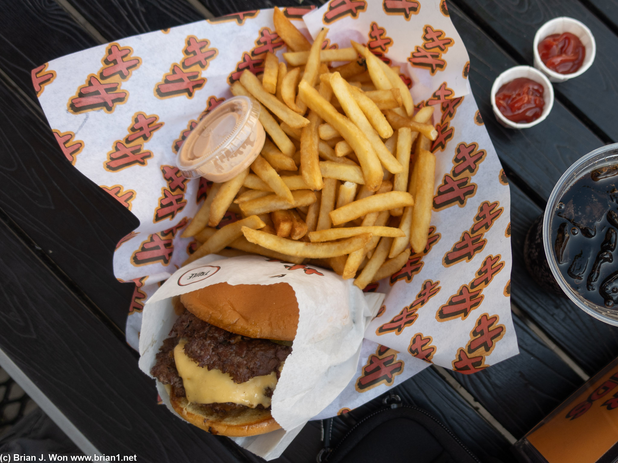 That is a lot of fries.