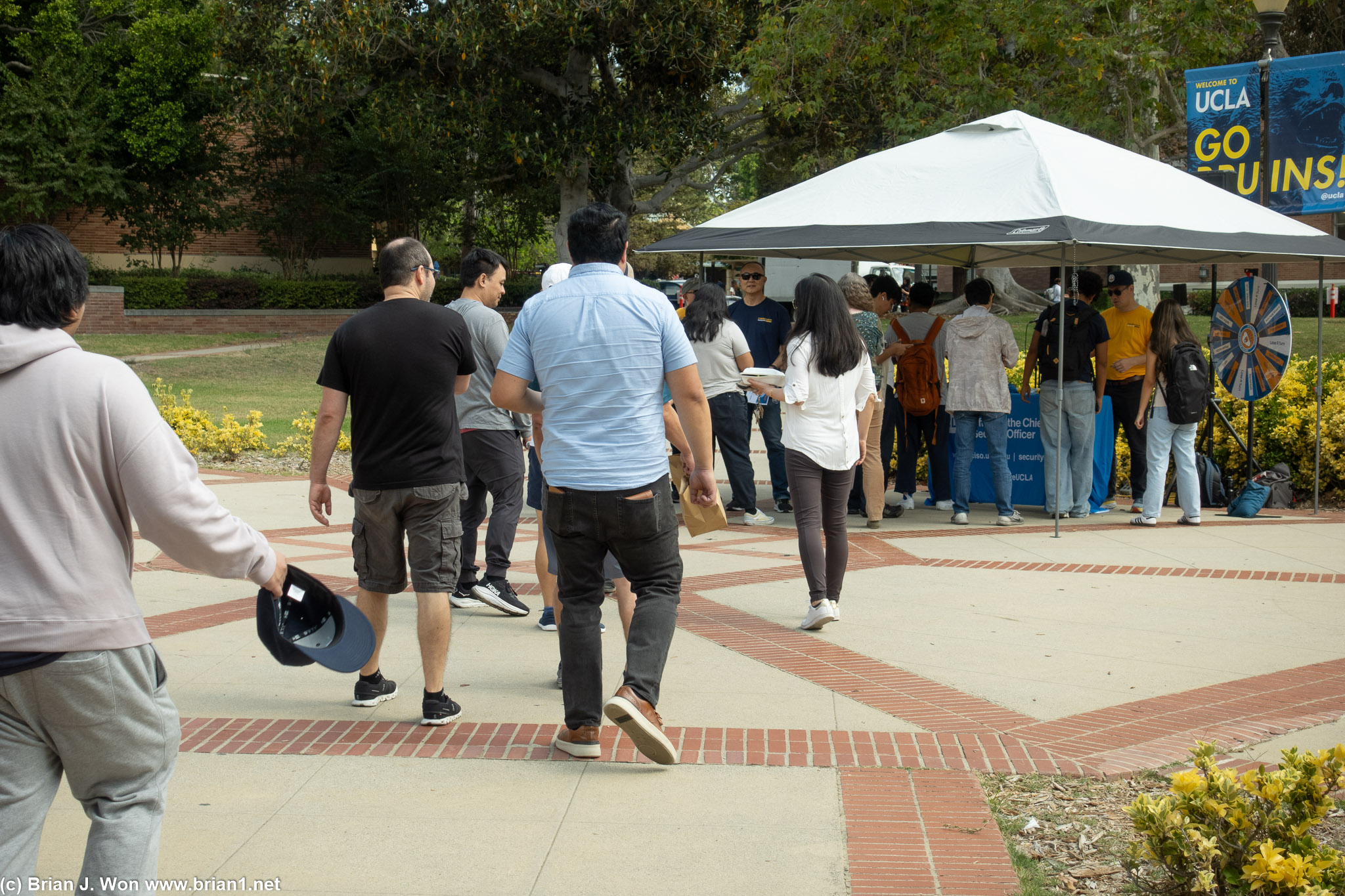 Heading to Dickson Court North.