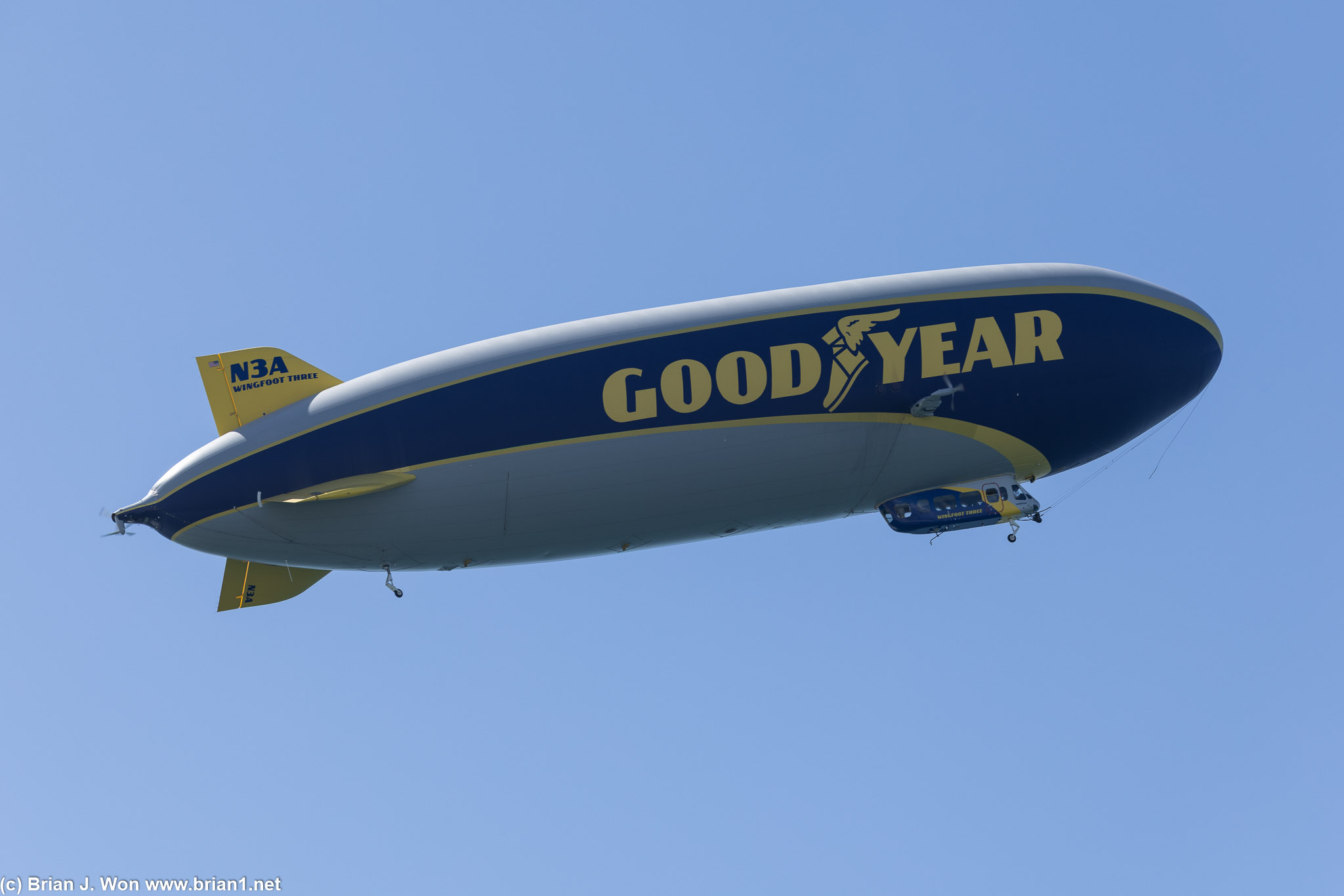 Goodyear Blimp, N3A, Wingfoot Three.