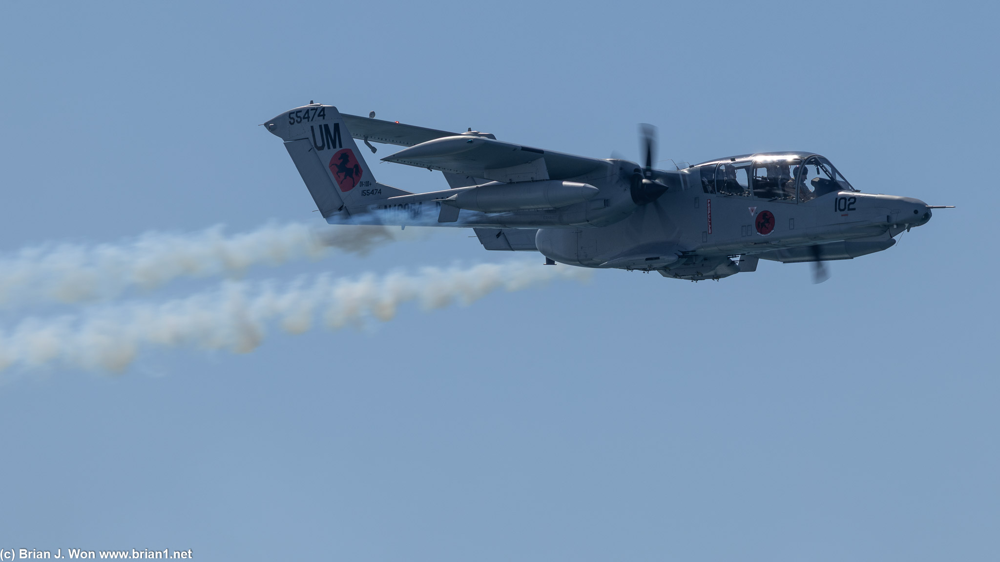 North American Rockwell OV-10 Bronco.