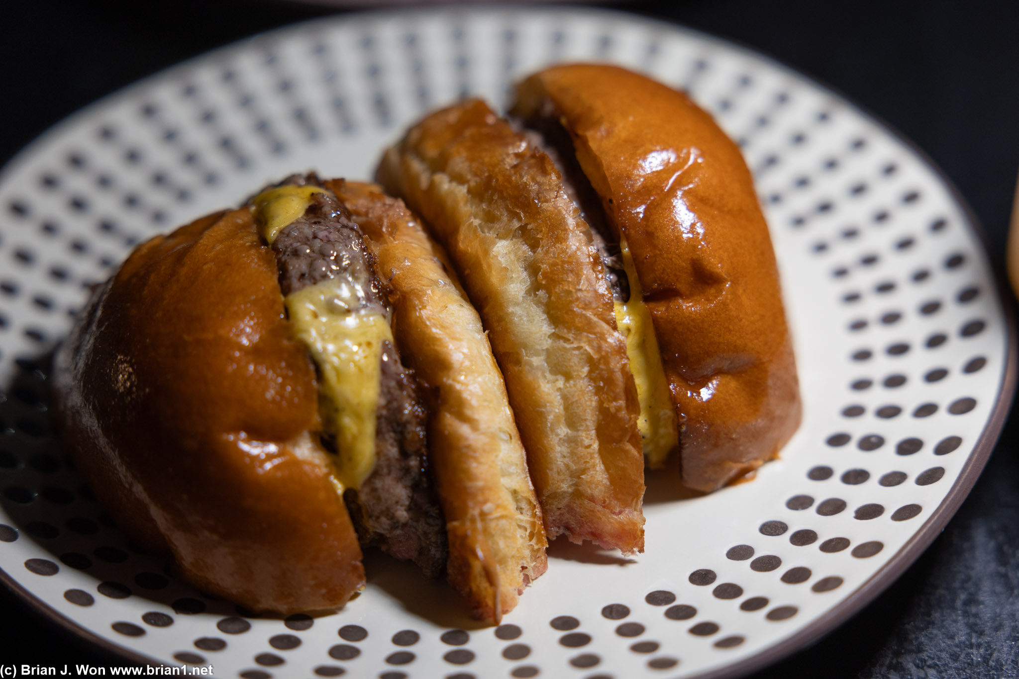 Happy hour burger was good, too.