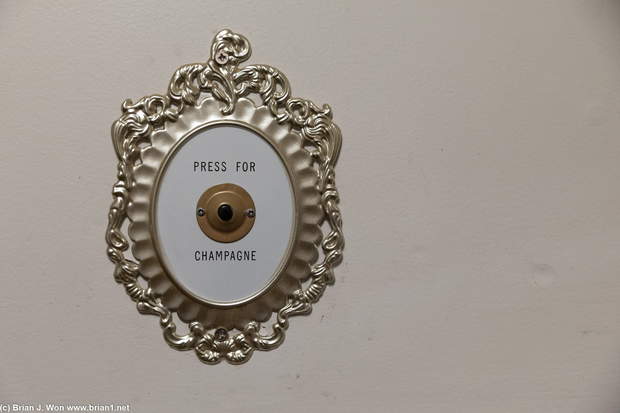 Press for champagne??