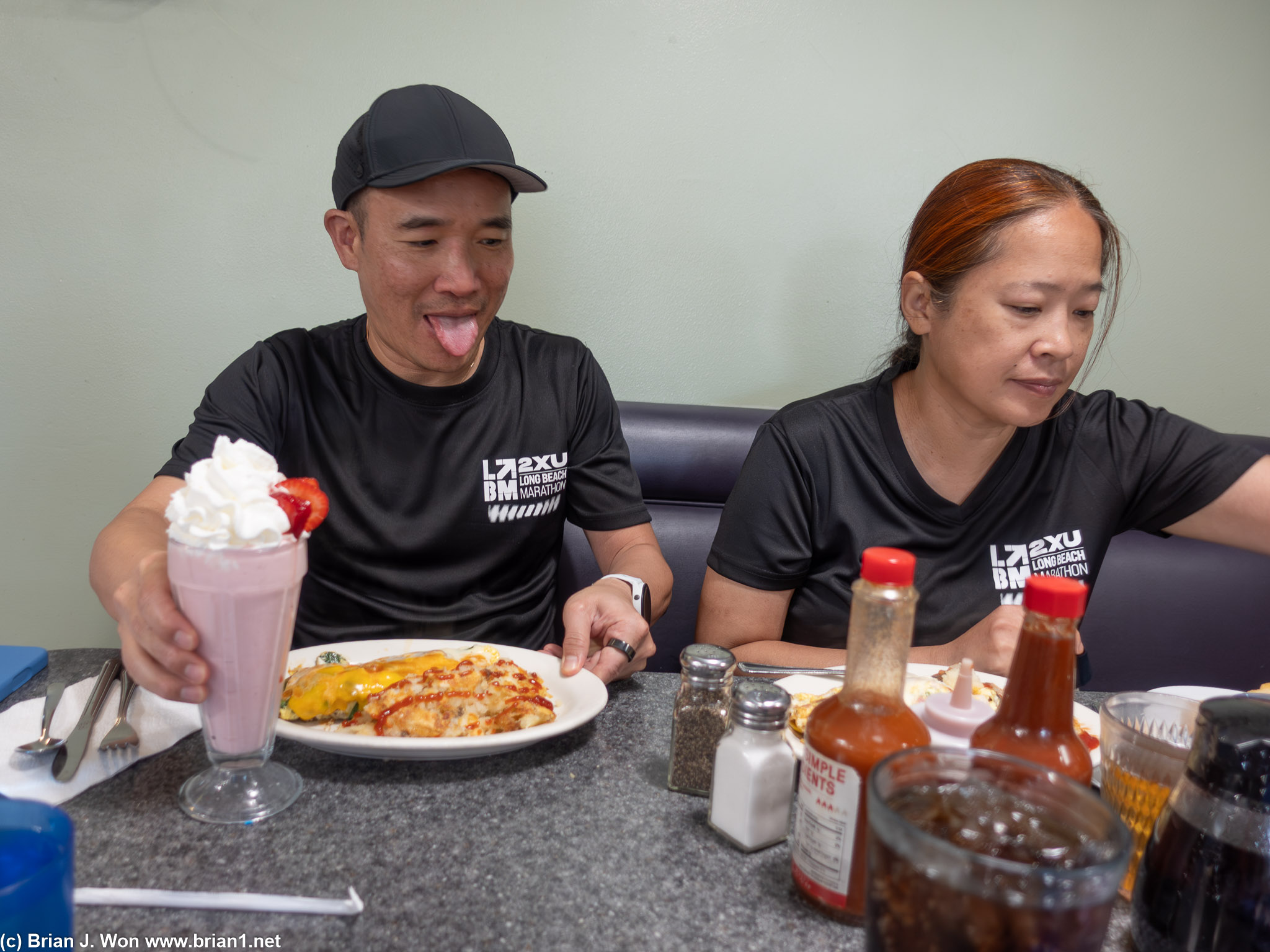 Being silly is Mike's normal.