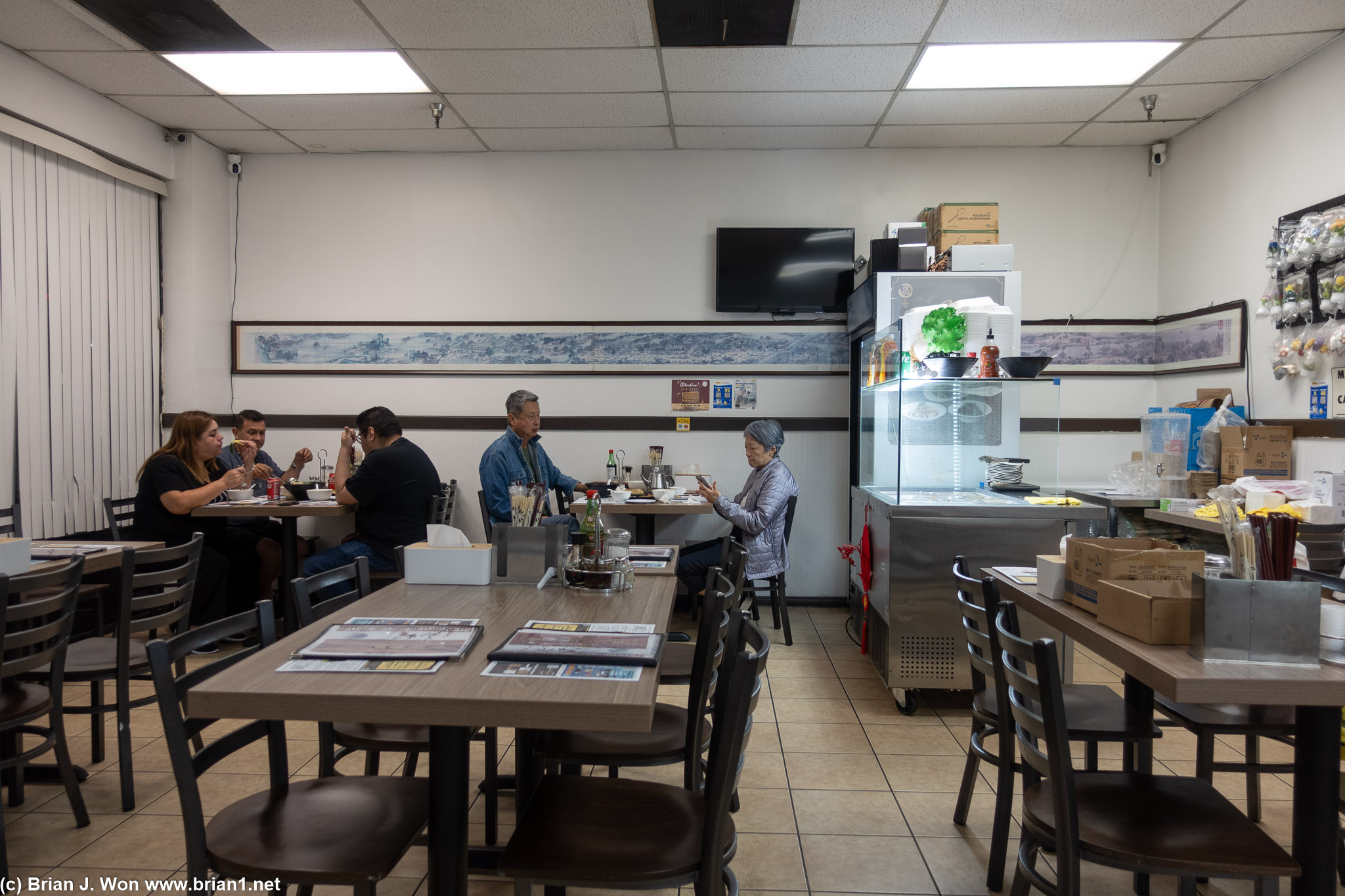 Inside. Kind of sad vs. Sichuan Spicy Bay next door.