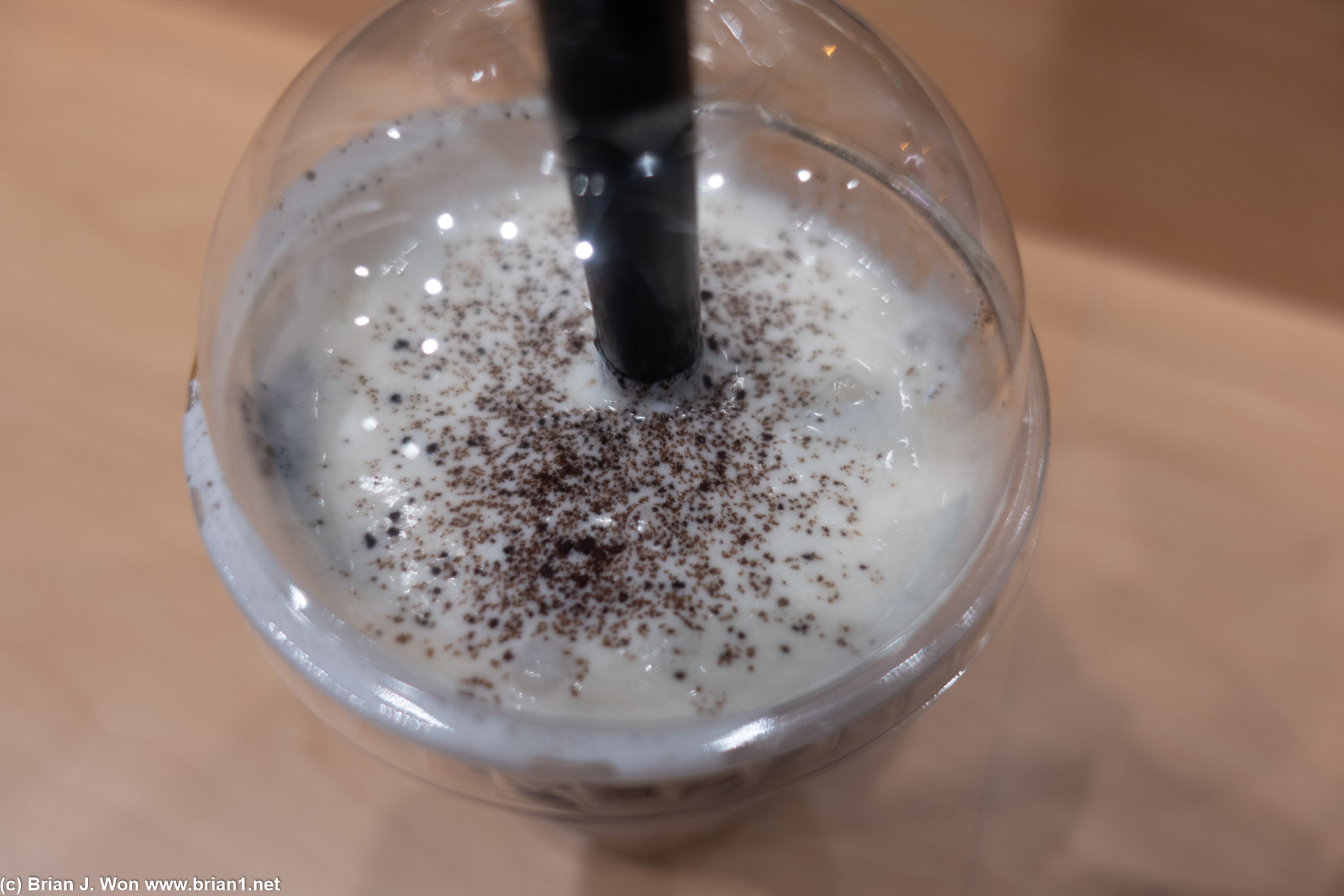 Oreo boba milk.