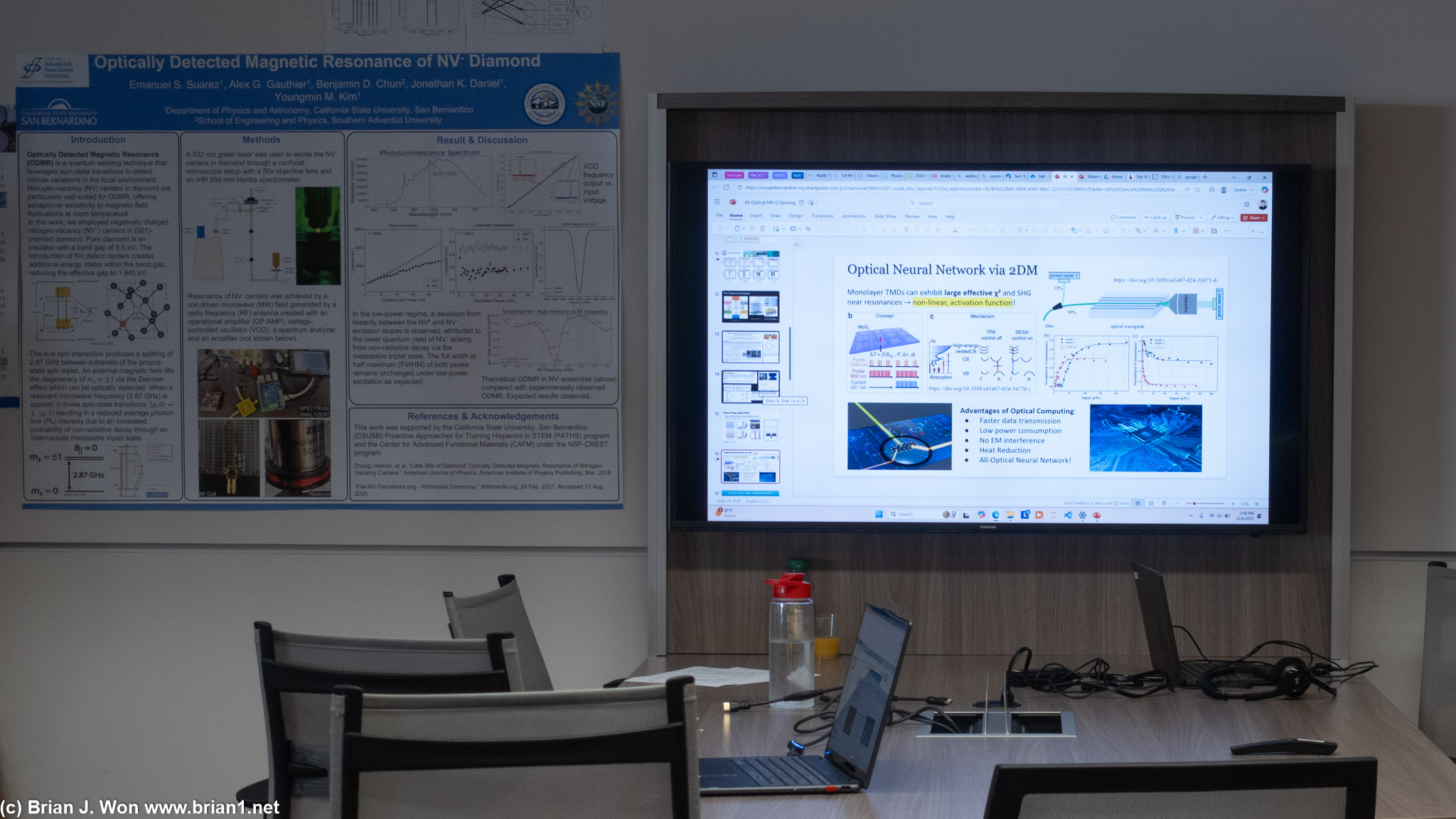 Poster presentations.