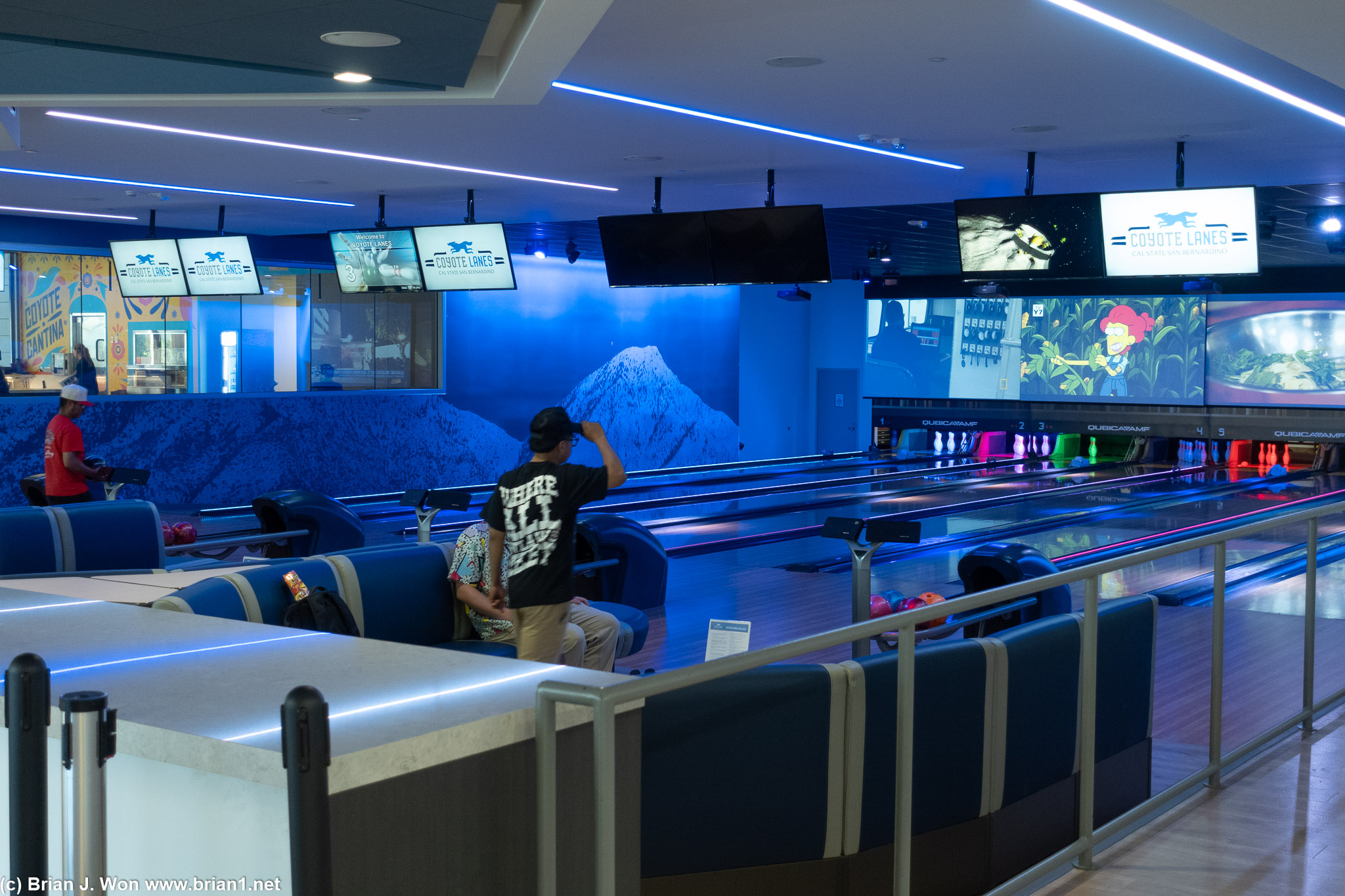 But they have a bowling alley.