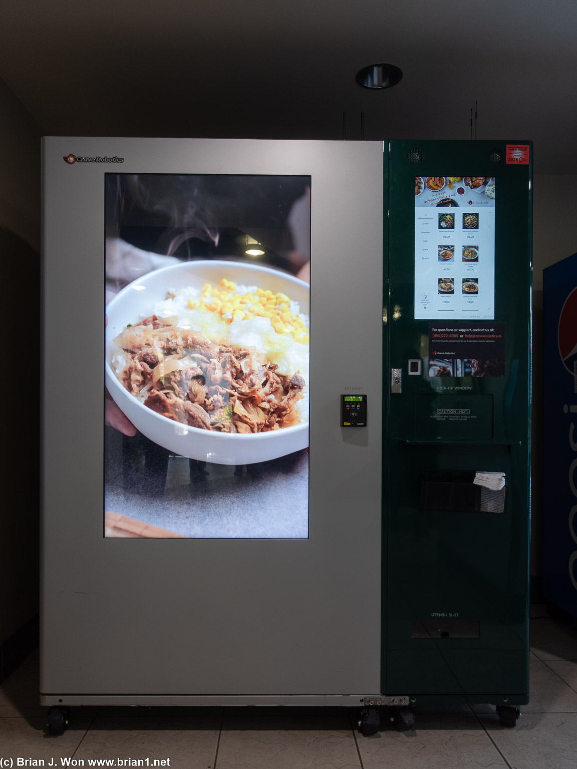 Hot food vending machine??
