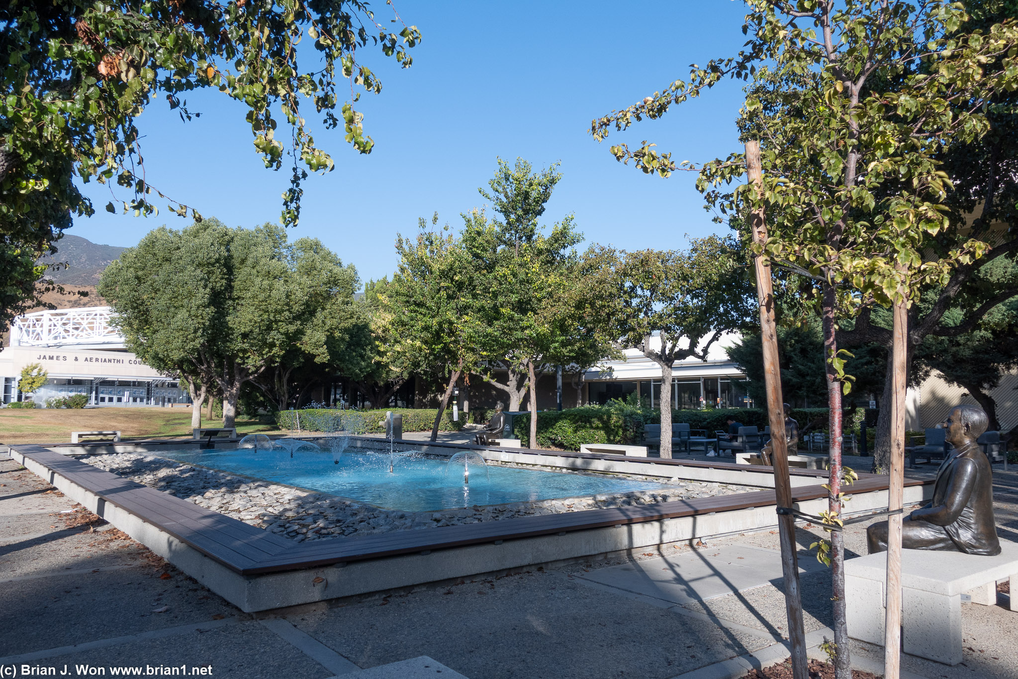 The legacy fountain.