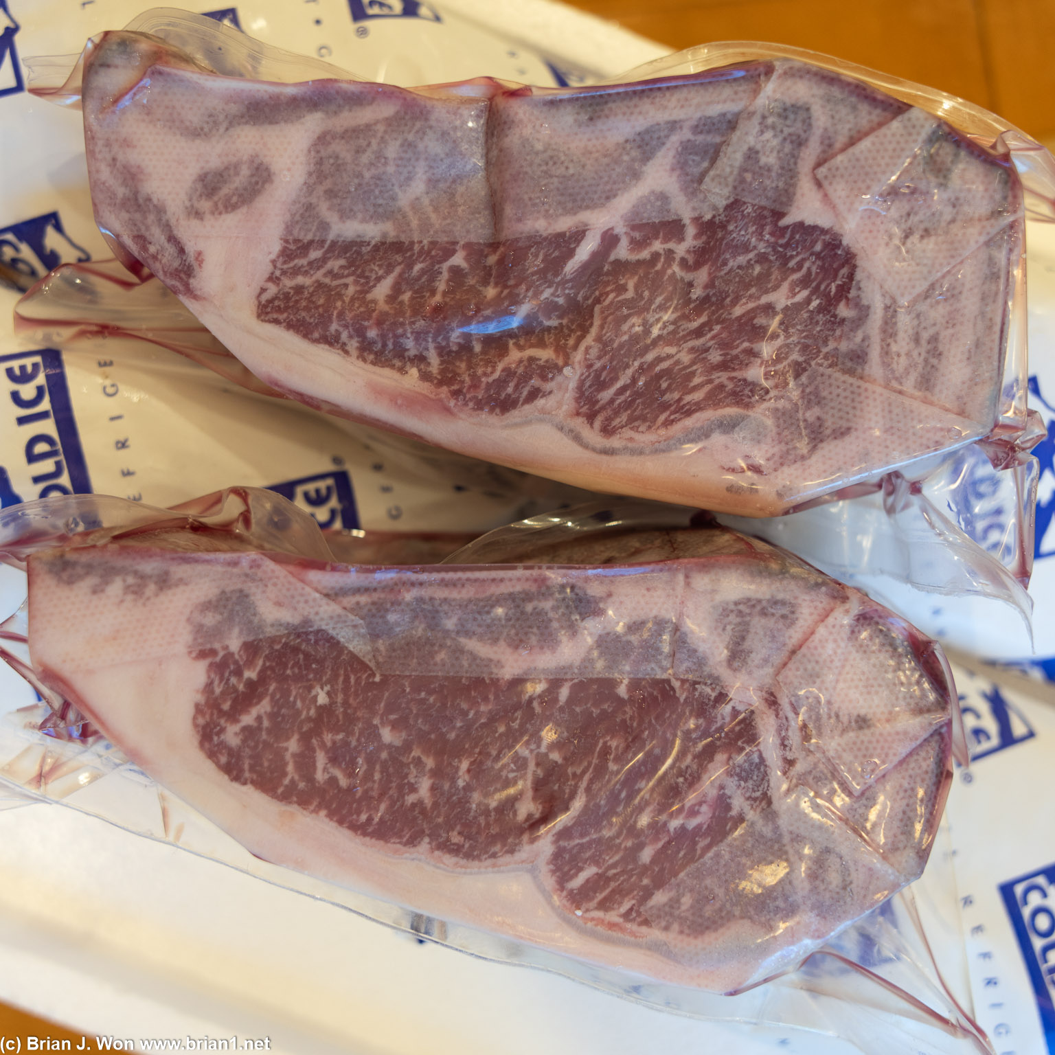 Marbling not bad looking.