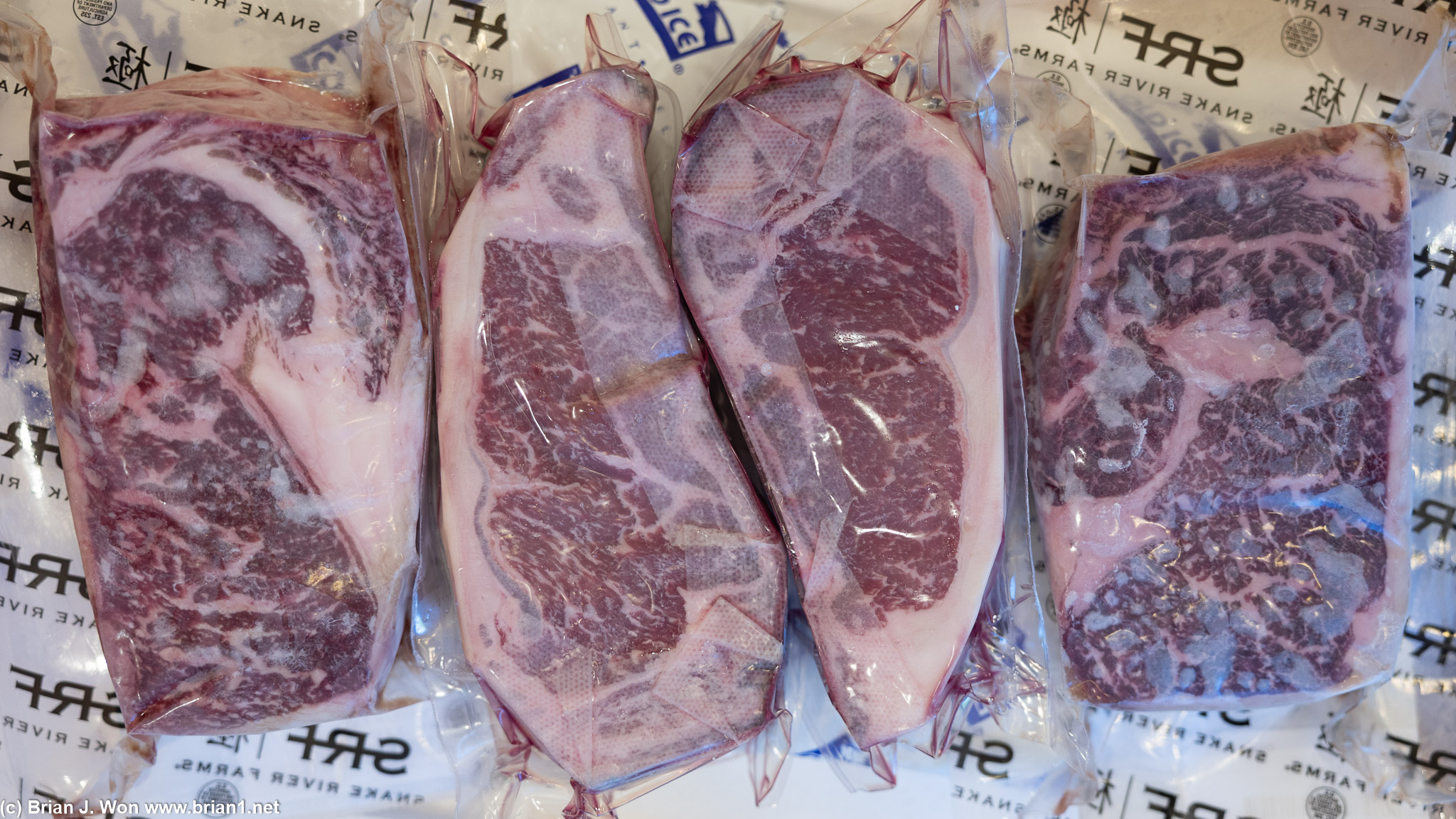 Compared to Snake River Farms Gold Grade 1.5" thick ribeye.