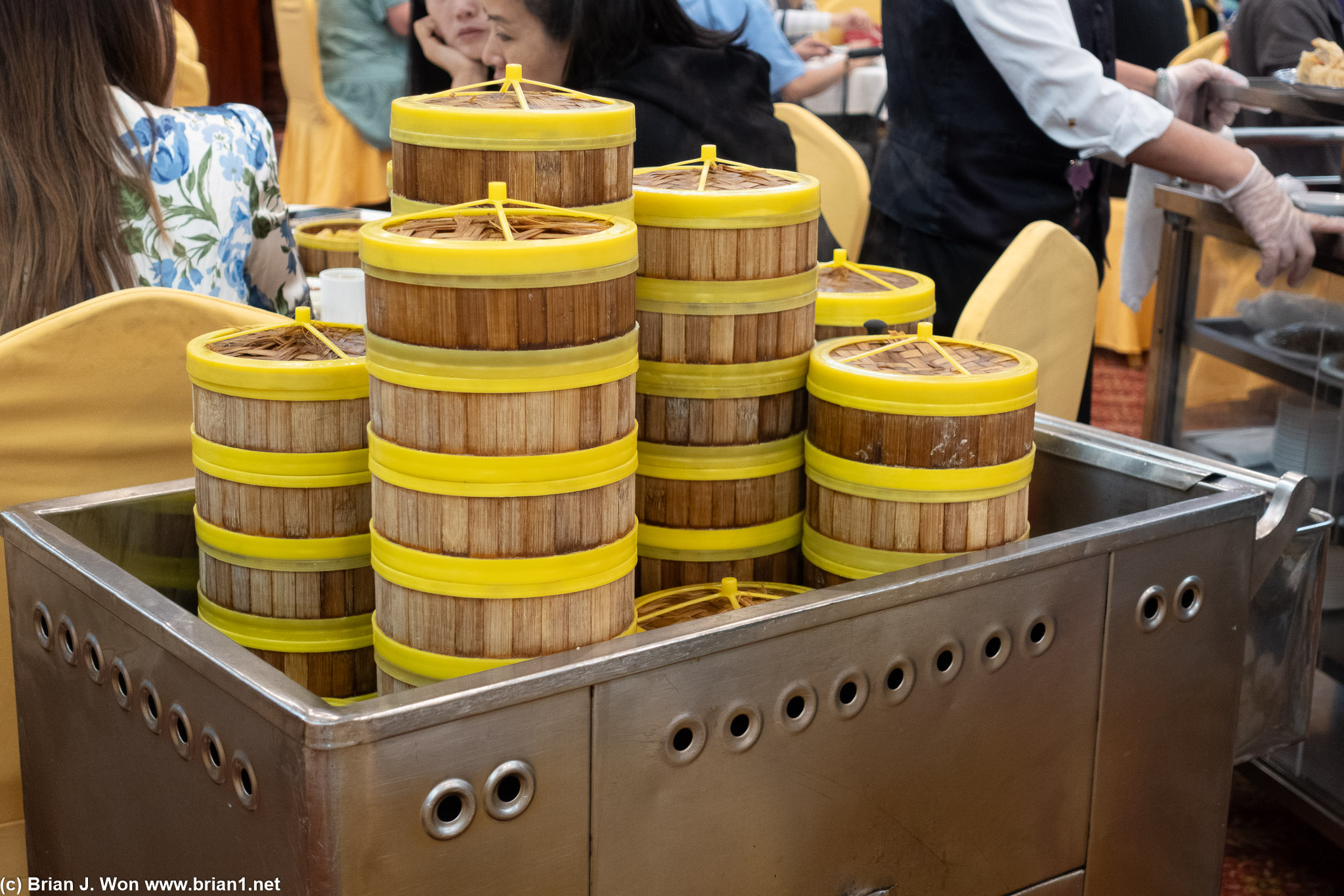 Carts at NBC Seafood.