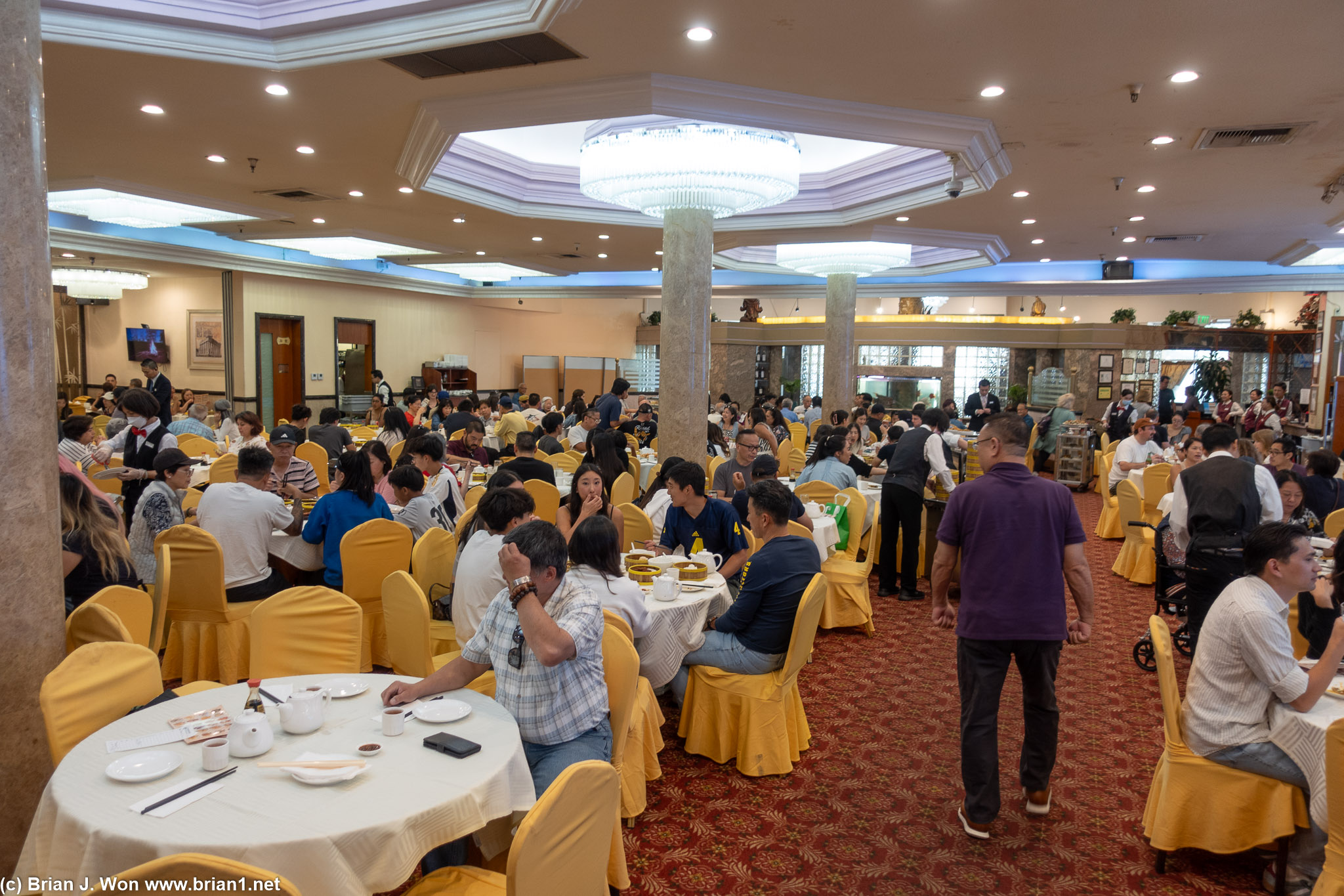 Not full at 10:20am, but packed at 12:00pm.