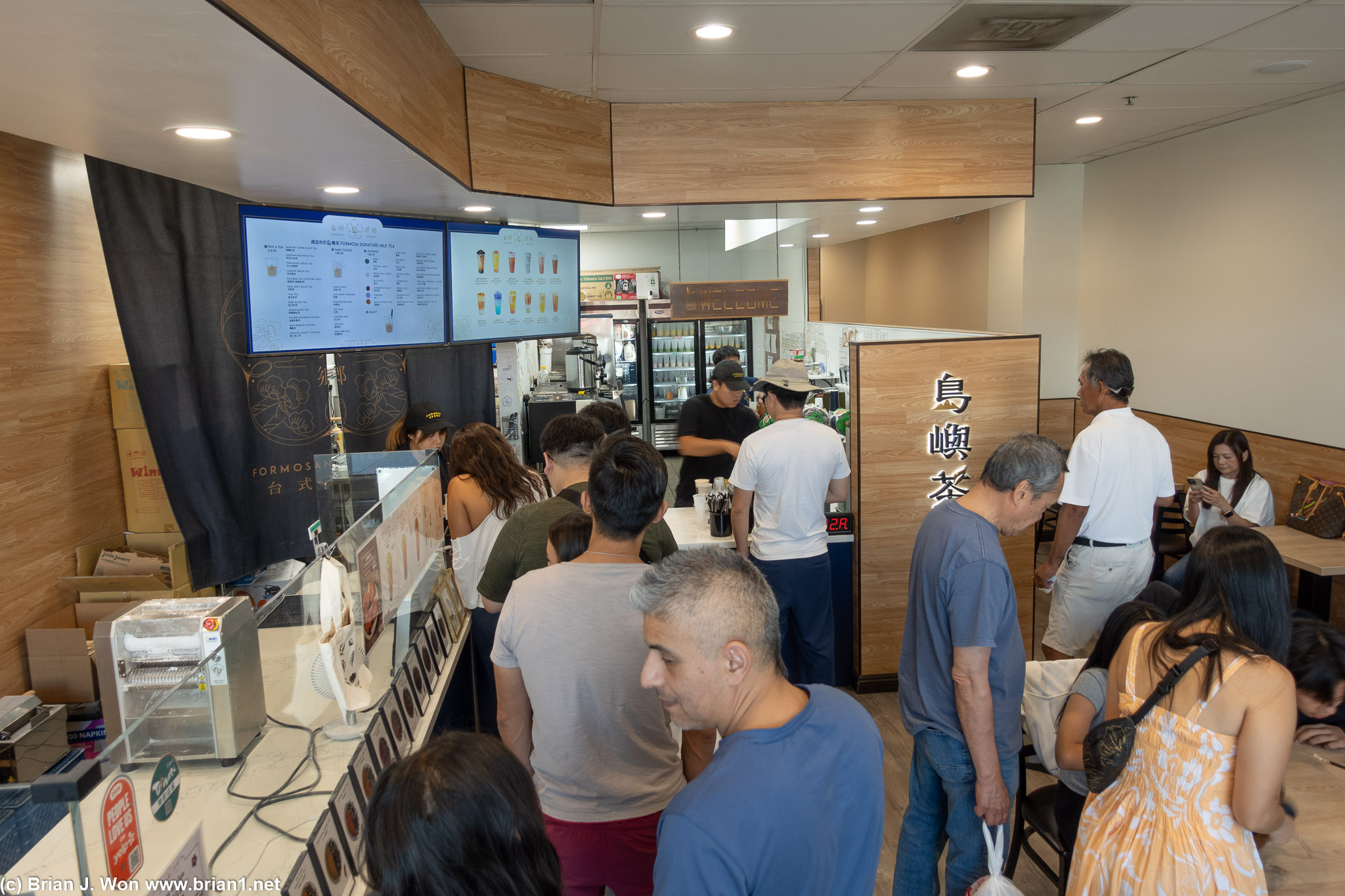 Formosa Aroma is very popular.