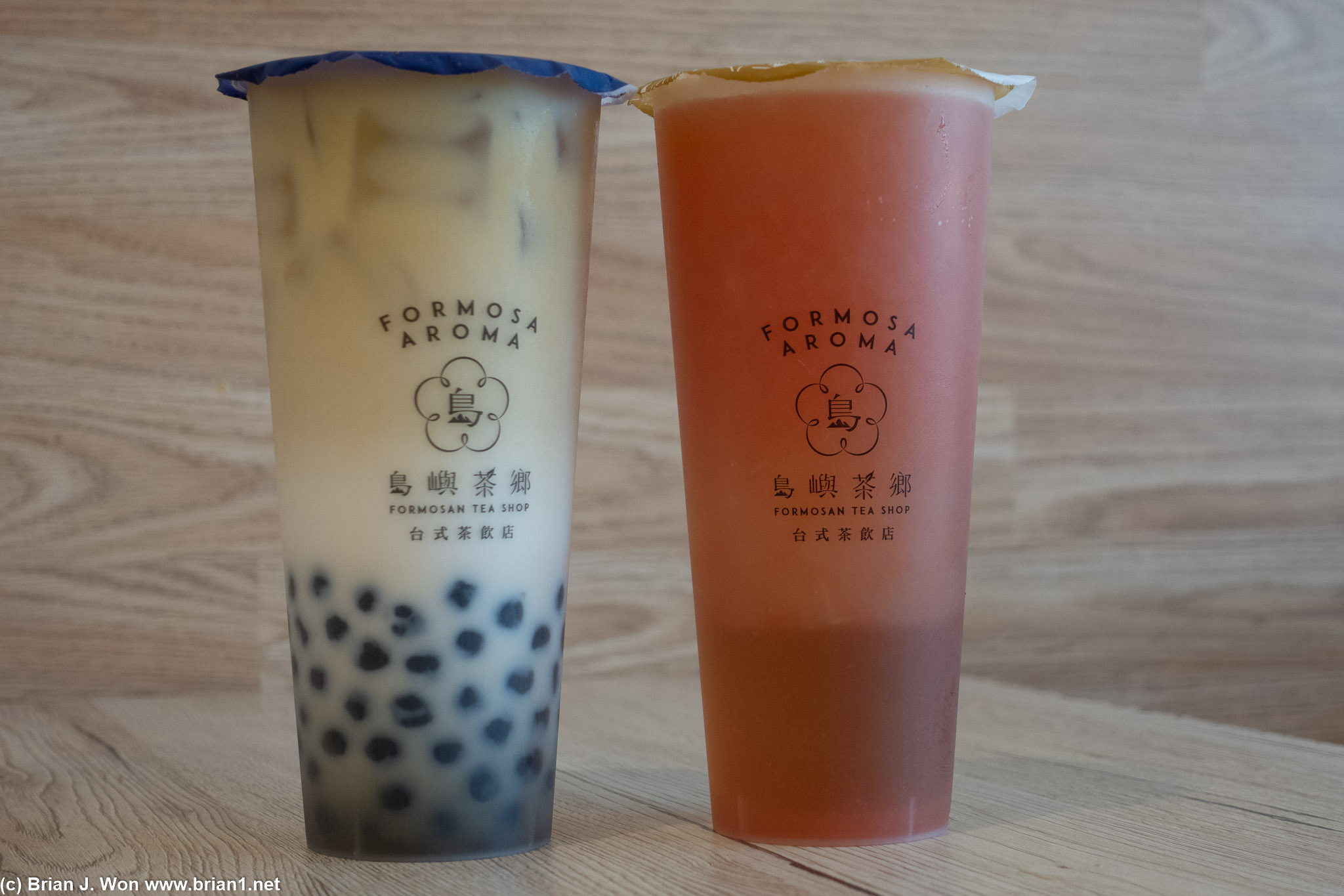 Jinxuan mountain milk tea was quite good, boba soft and chewy, but not too soft or chewy.
