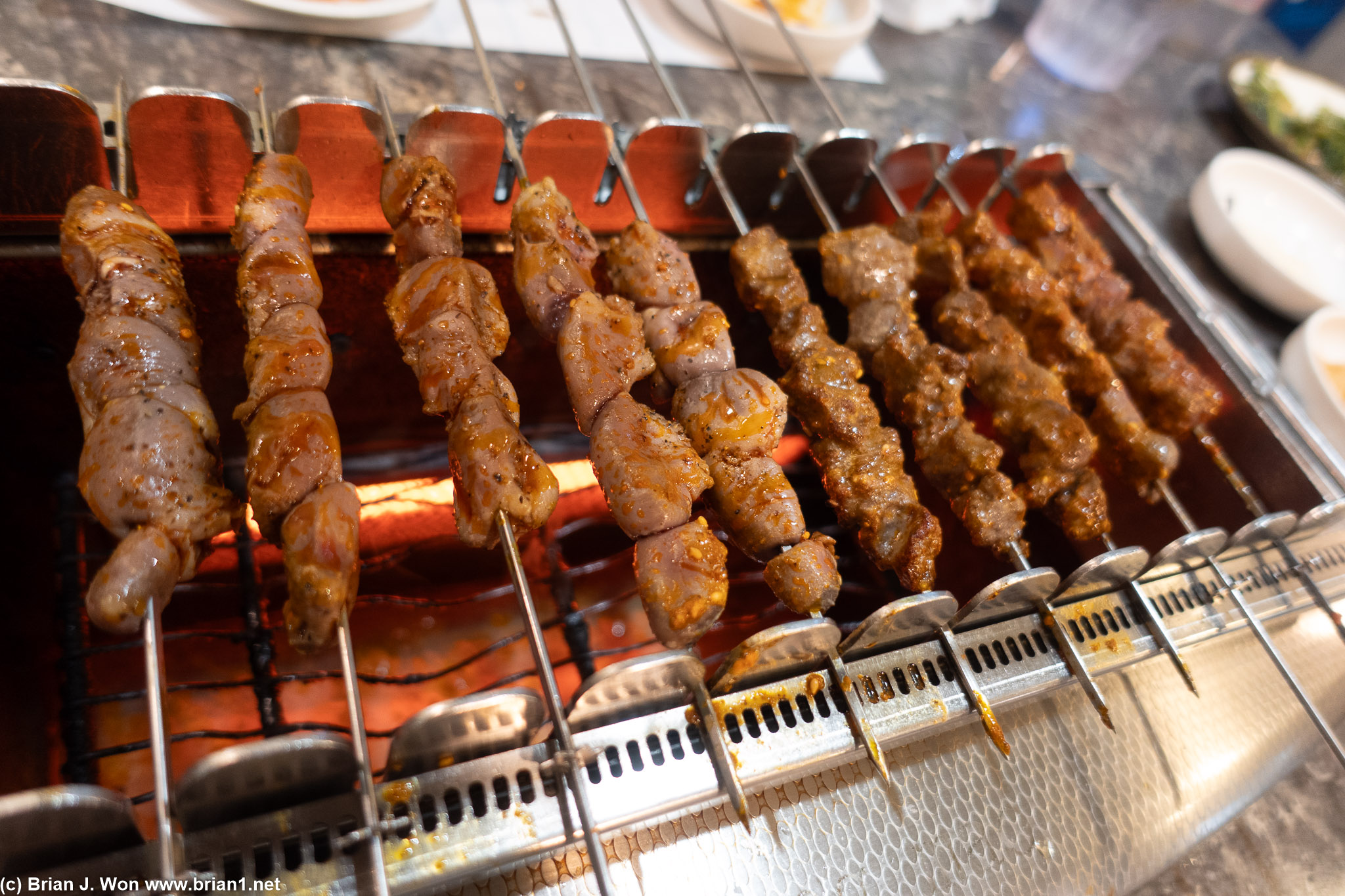 Time for chicken hearts.