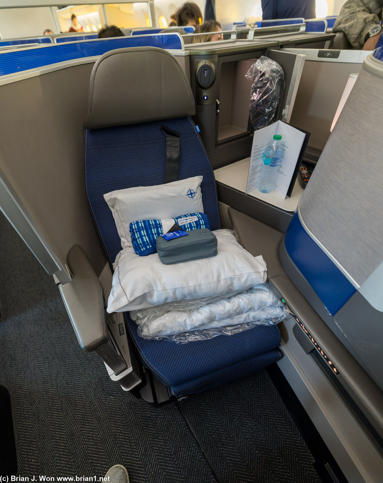 The last flight of UA 801, LAX-HKG, as they add on BKK/SGN tags going forward.